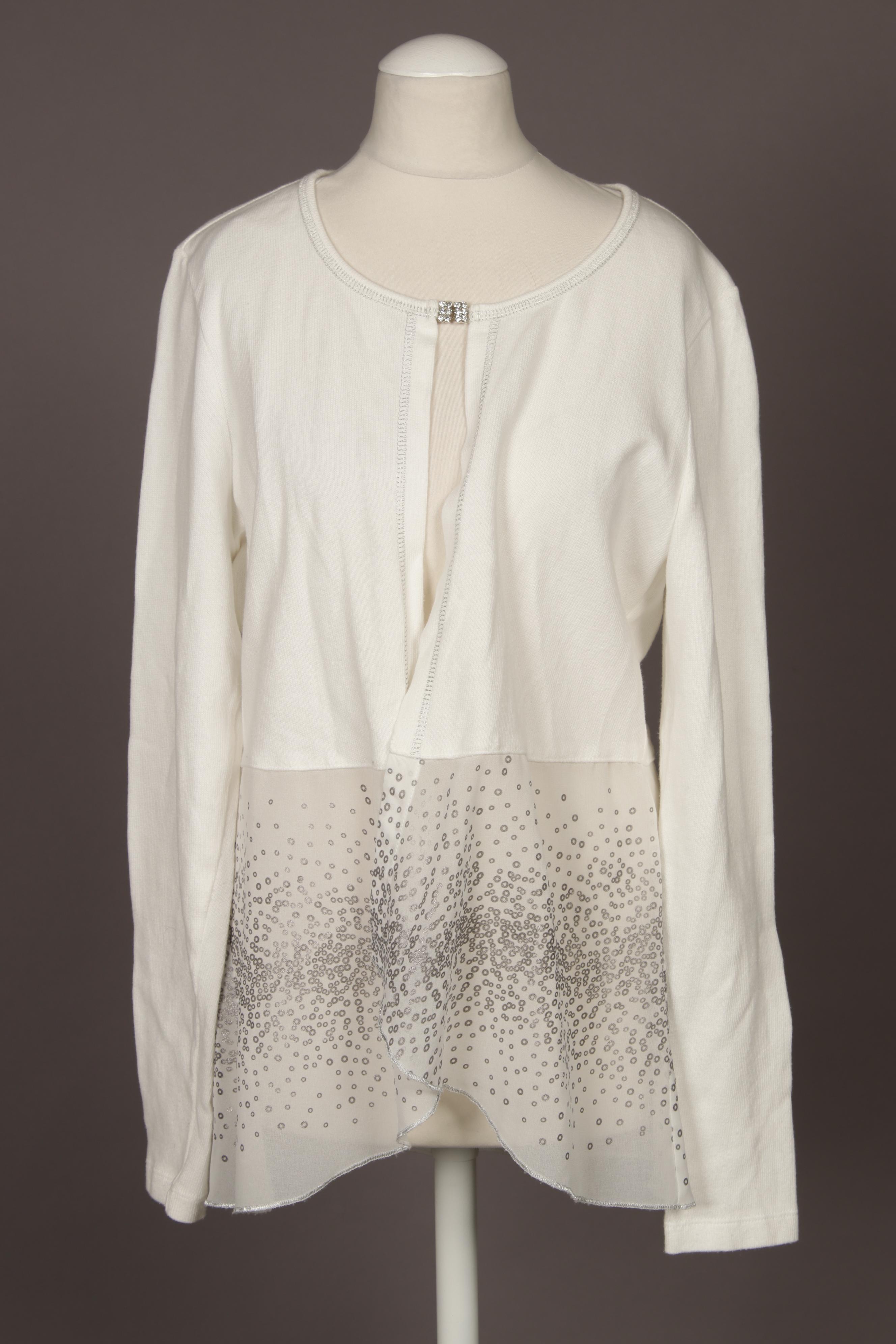 

BiBA Damen Strickjacke, weiß, Gr.