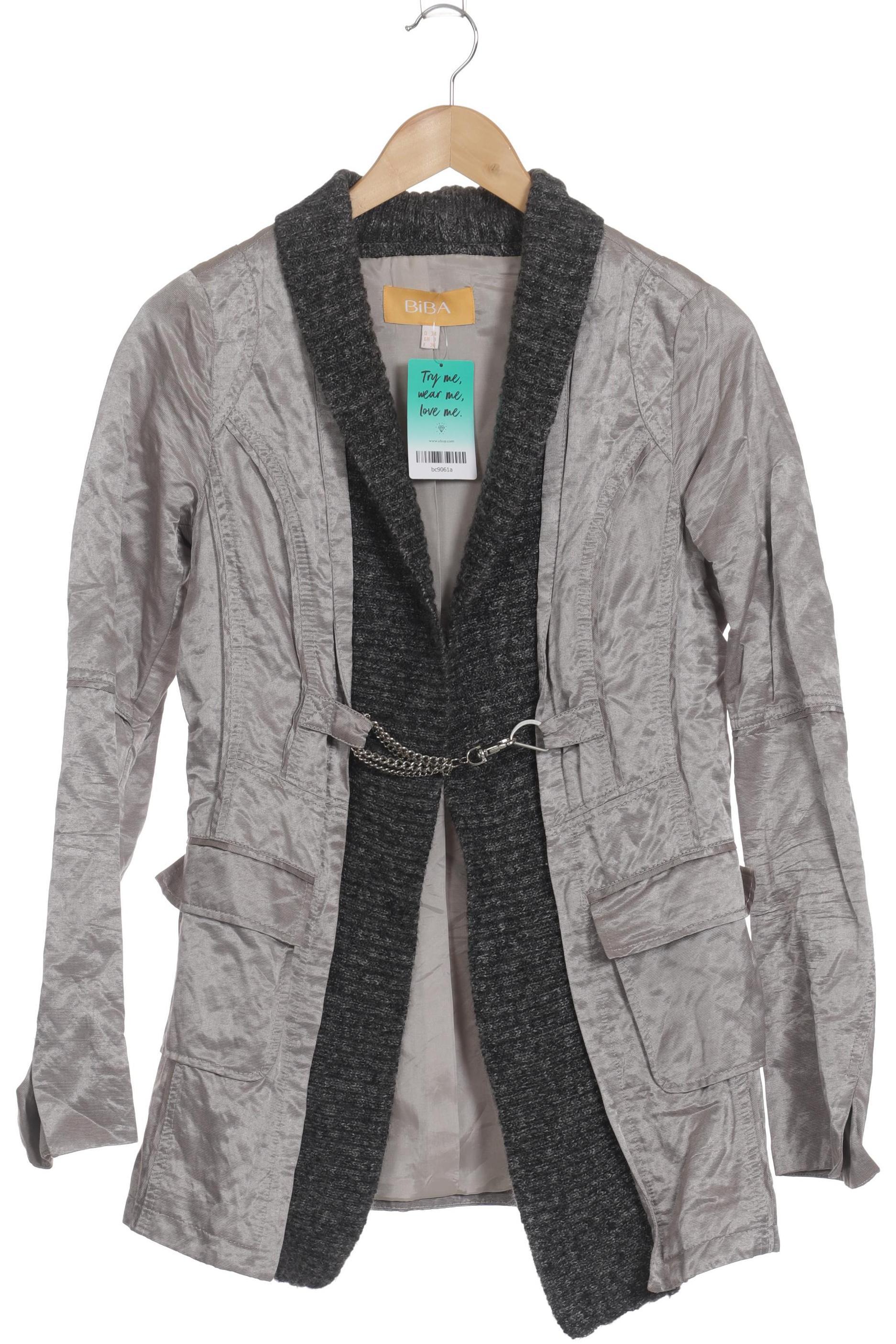 

BiBA Damen Strickjacke, grau, Gr. 34