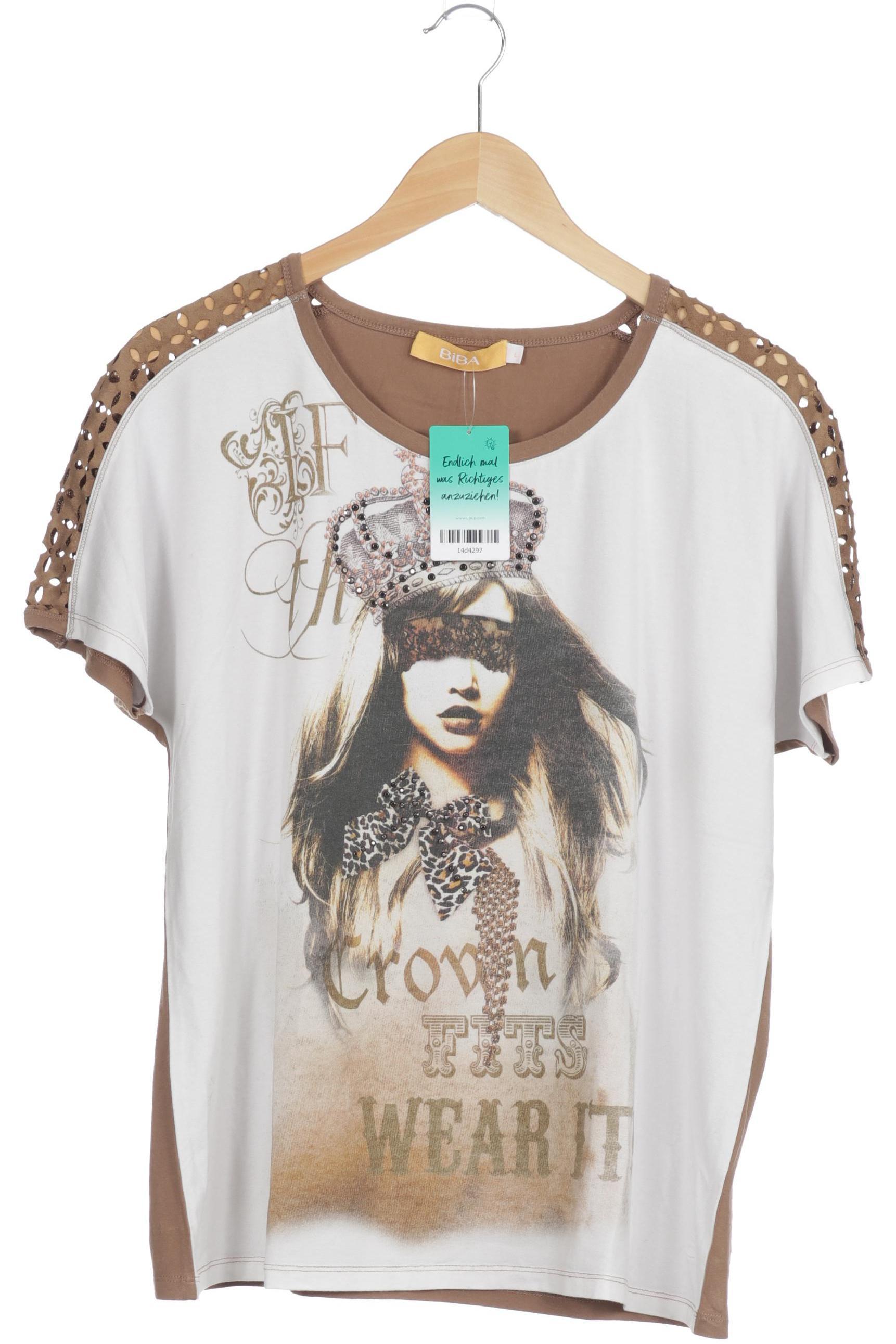 

BiBA Damen T-Shirt, braun, Gr.