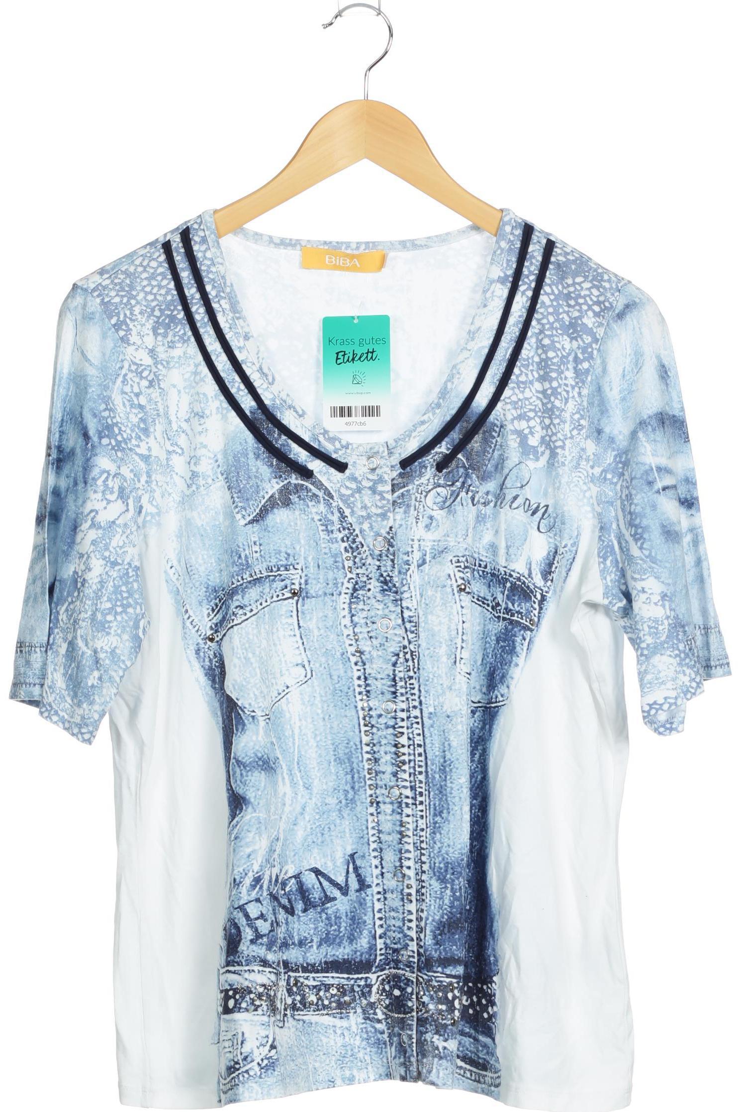 

BiBA Damen T-Shirt, blau, Gr.