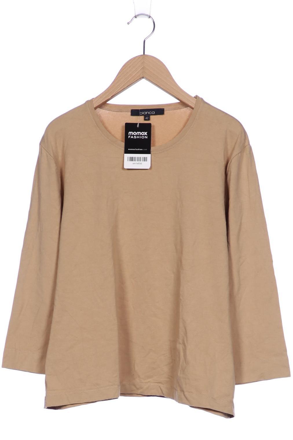 

Bianca Damen Langarmshirt, beige, Gr. 42