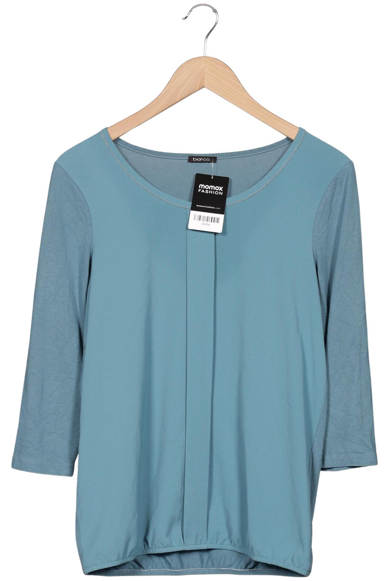 

Bianca Damen Langarmshirt, blau, Gr. 42