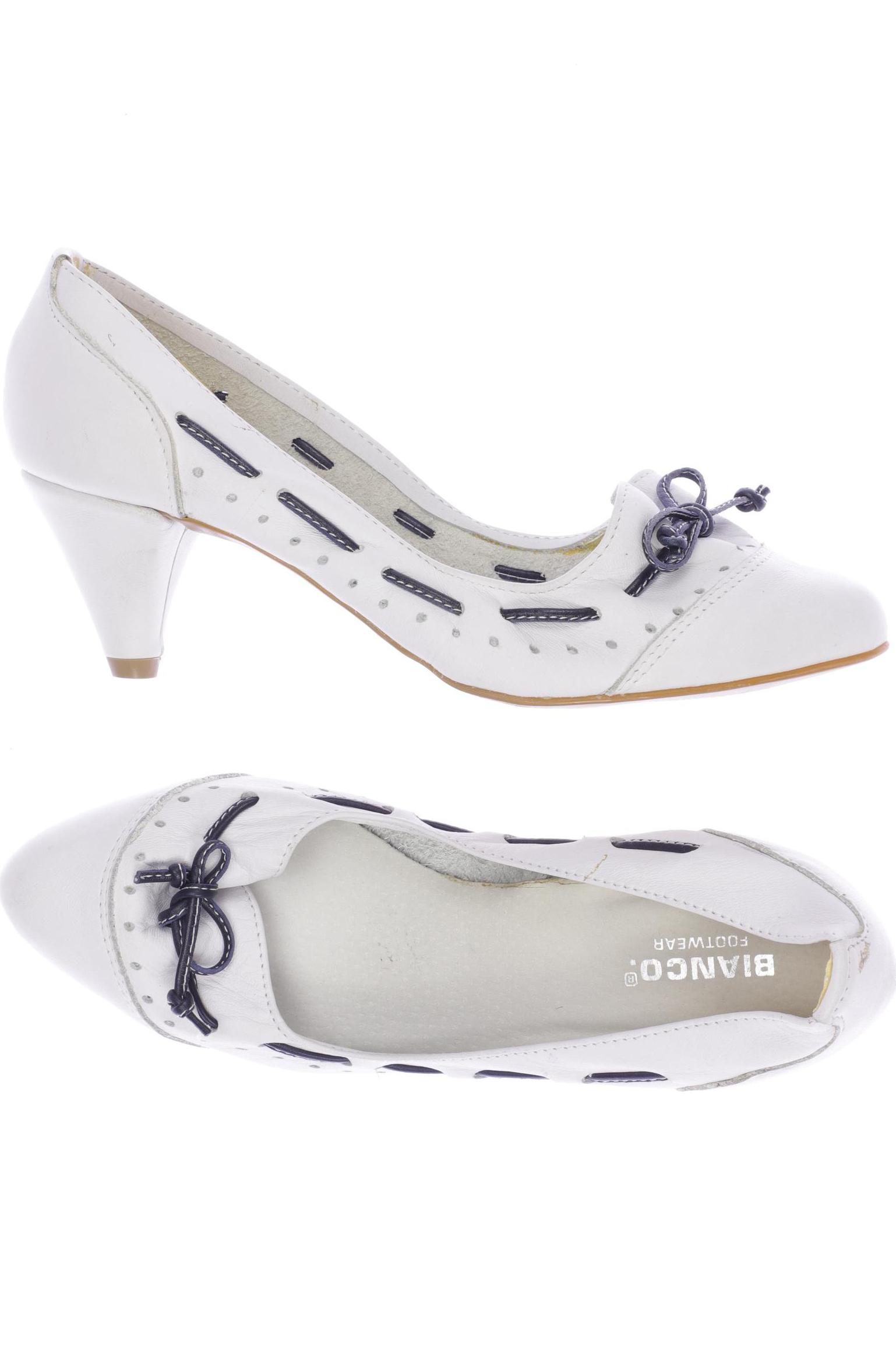 

Bianco Damen Pumps, weiß, Gr. 39