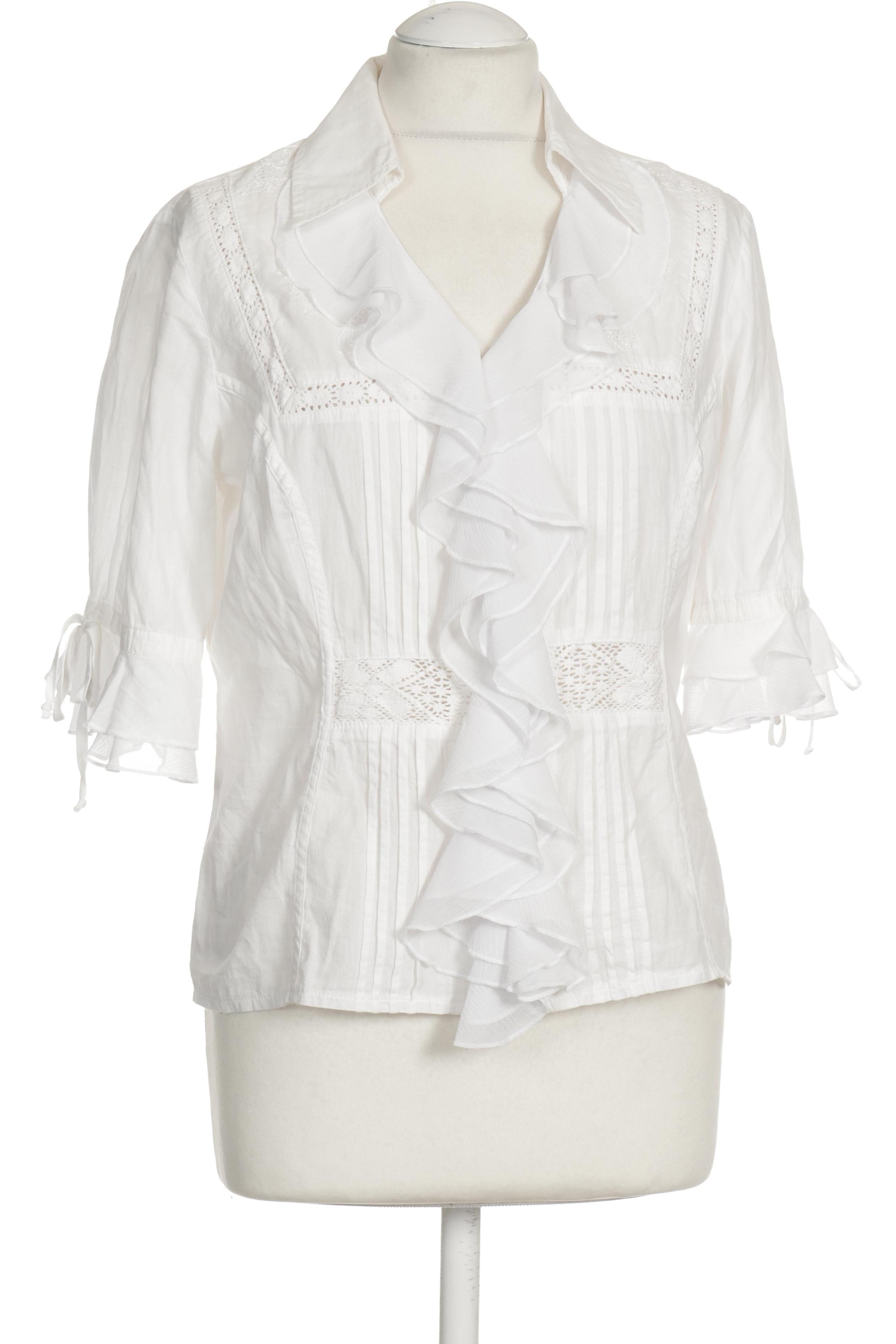 

BiBA Damen Bluse, weiß, Gr. 36