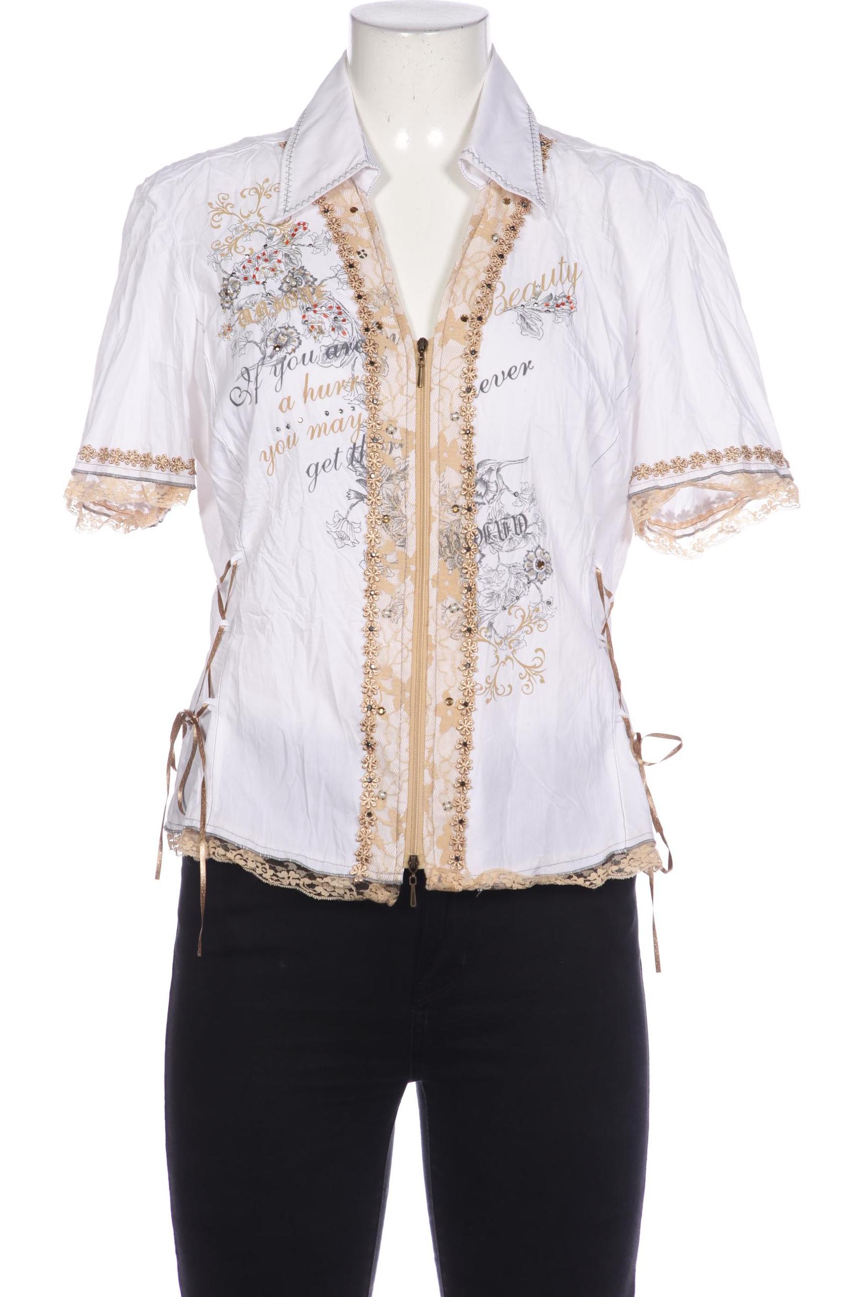 

BiBA Damen Bluse, weiß, Gr. 42