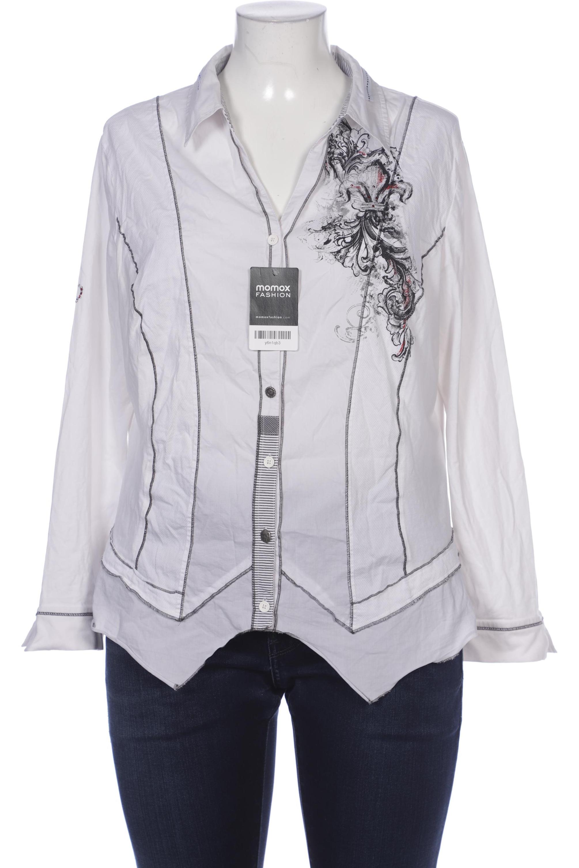 

BiBA Damen Bluse, weiß, Gr. 46