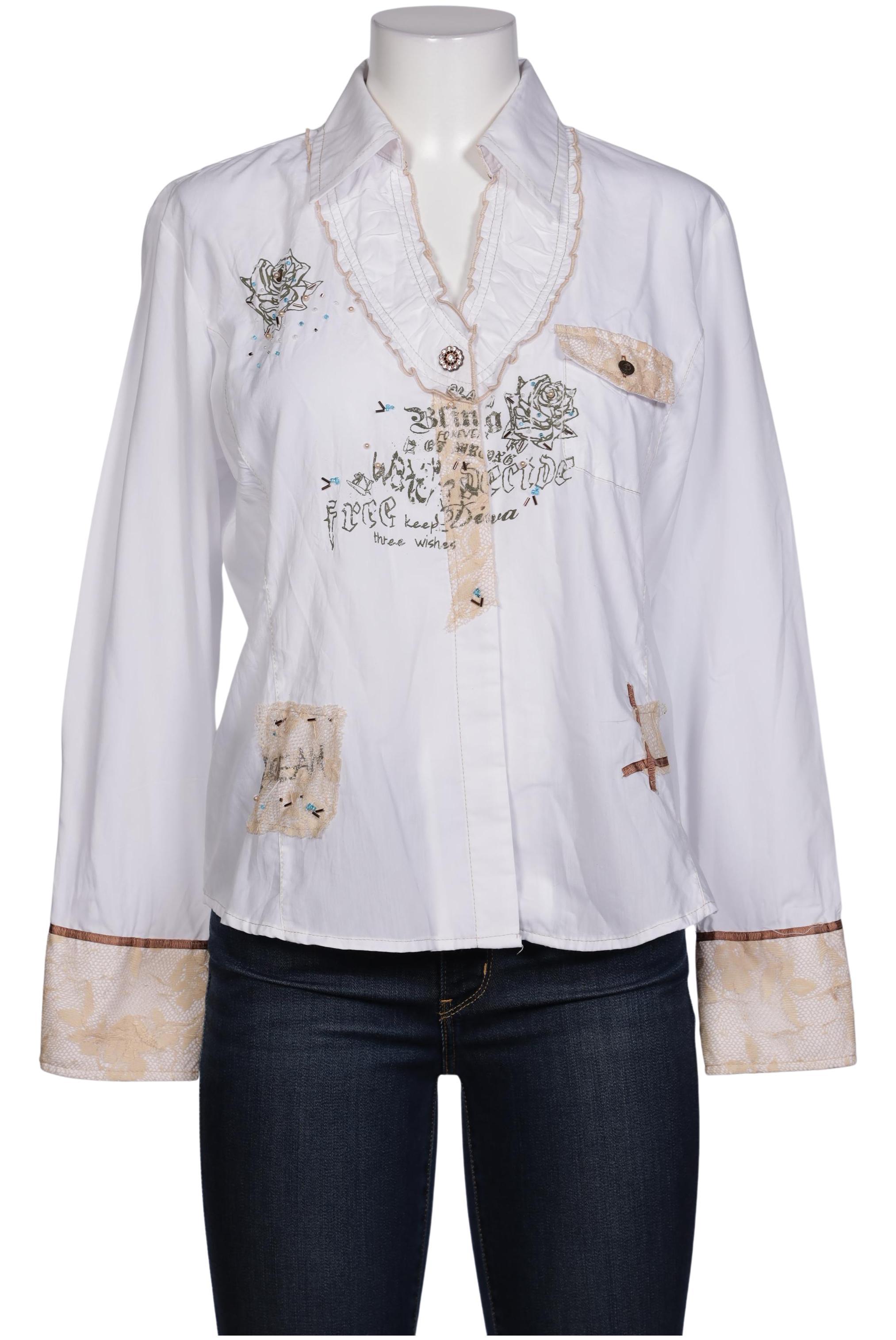 

BiBA Damen Bluse, weiß, Gr. 42