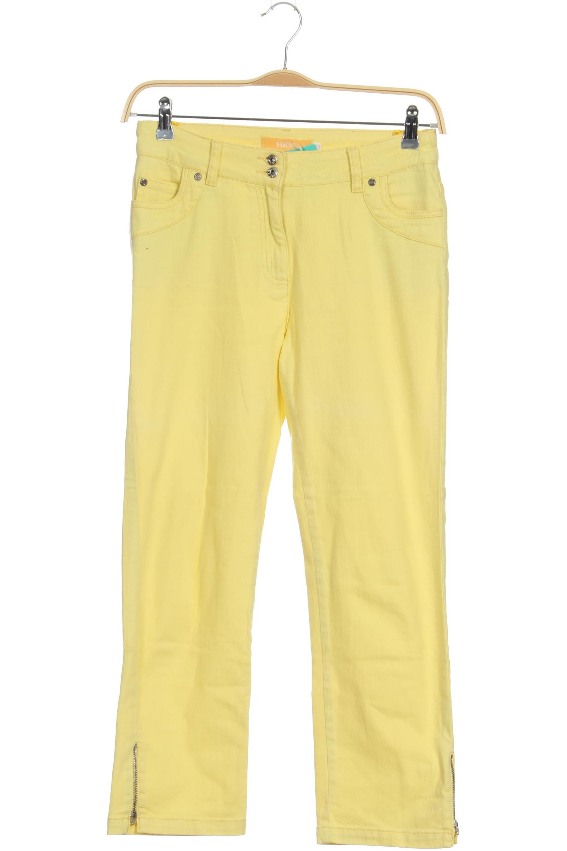 

BiBA Damen Jeans, gelb, Gr. 38
