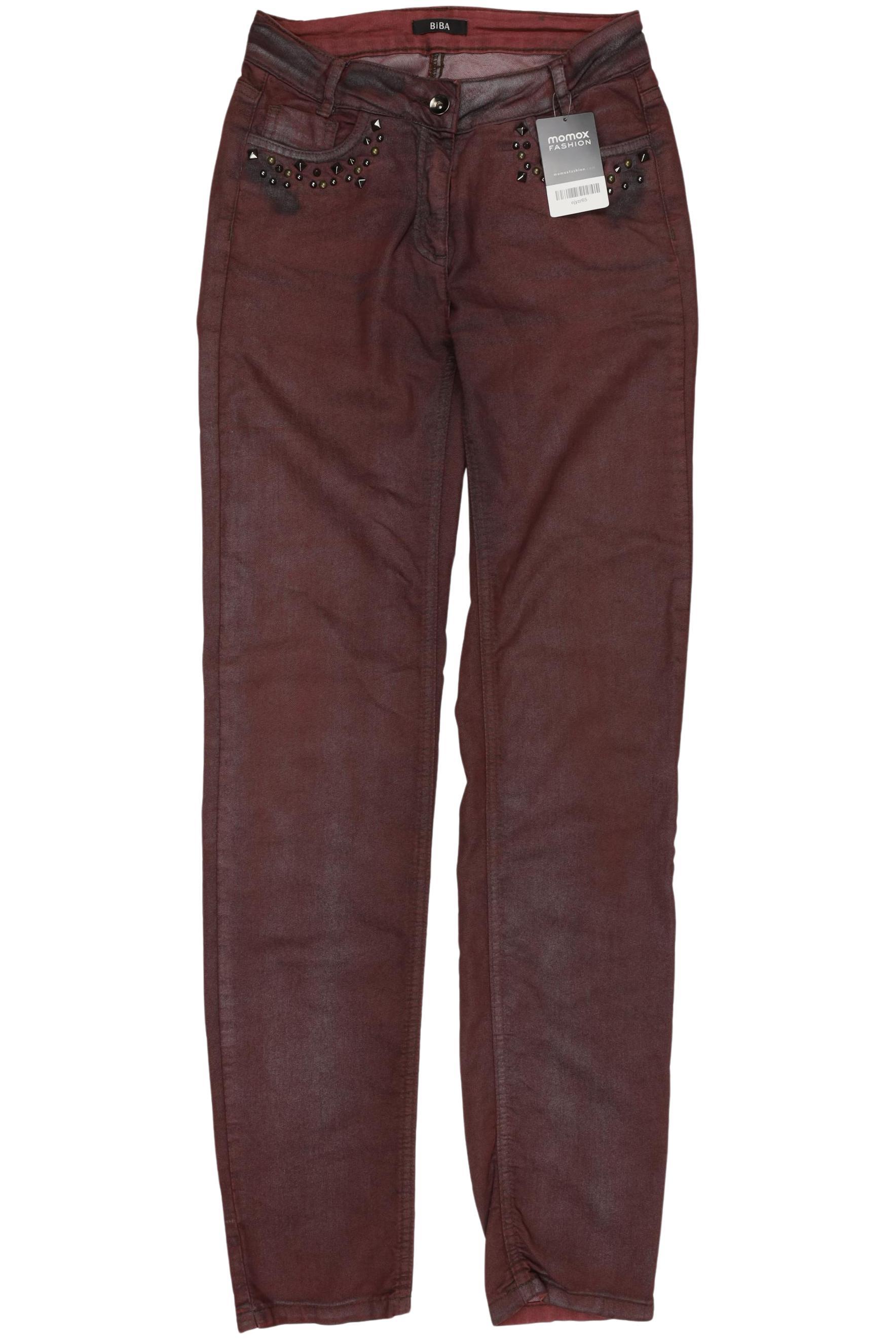 

BiBA Damen Jeans, bordeaux, Gr. 34