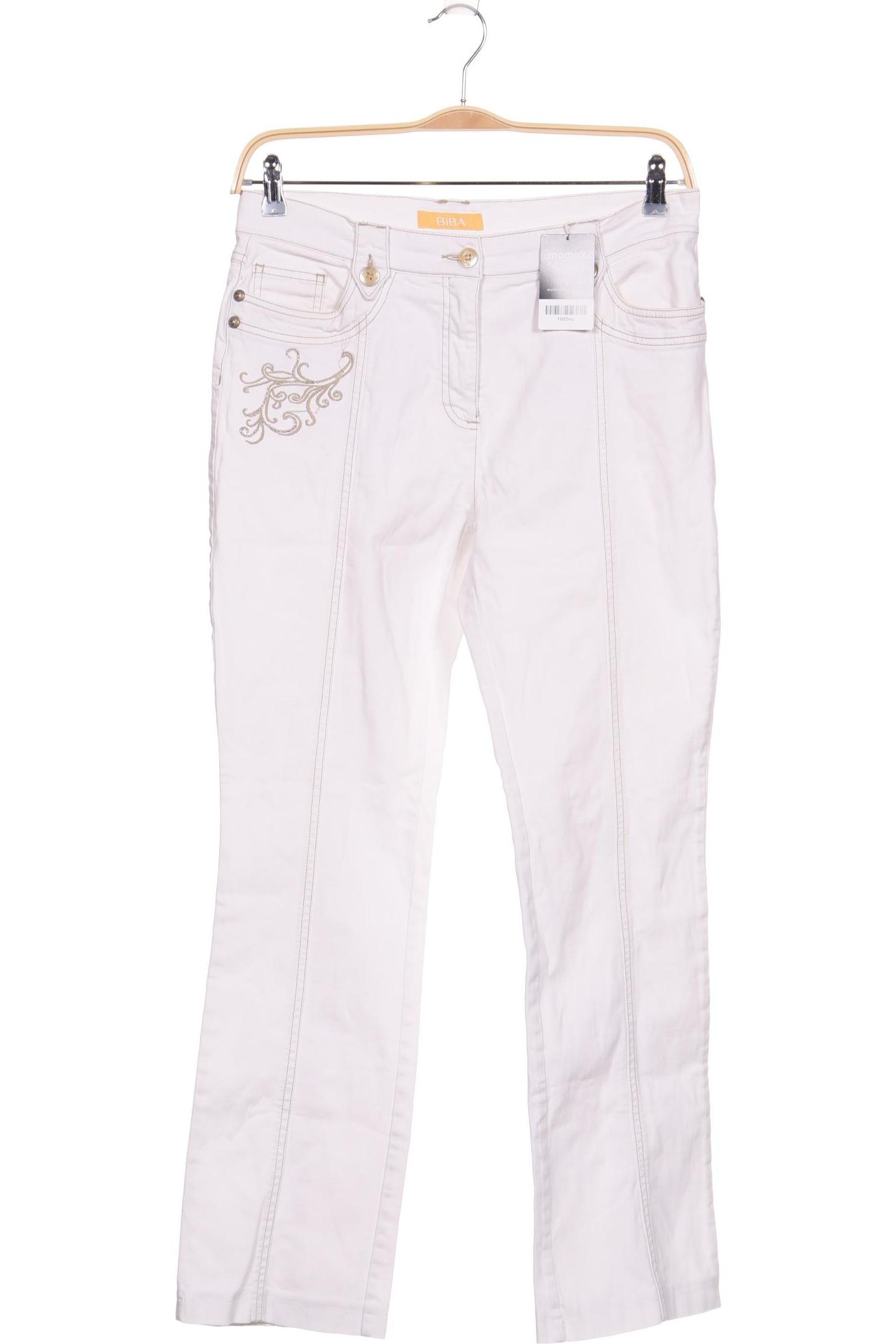 

BiBA Damen Jeans, weiß, Gr. 40