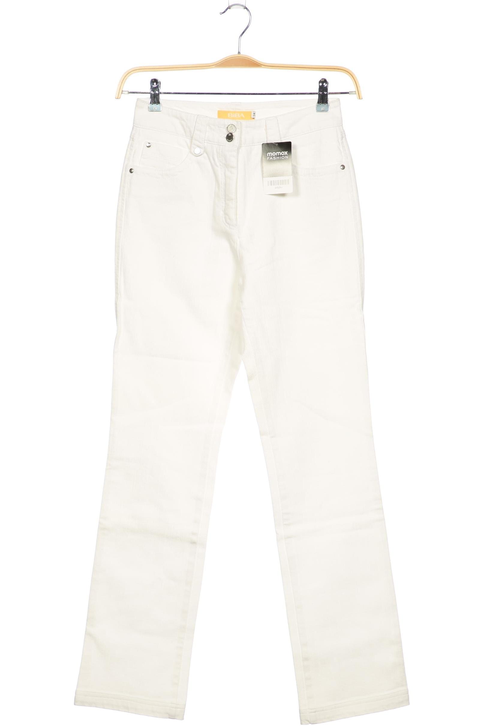 

BiBA Damen Jeans, weiß, Gr. 34