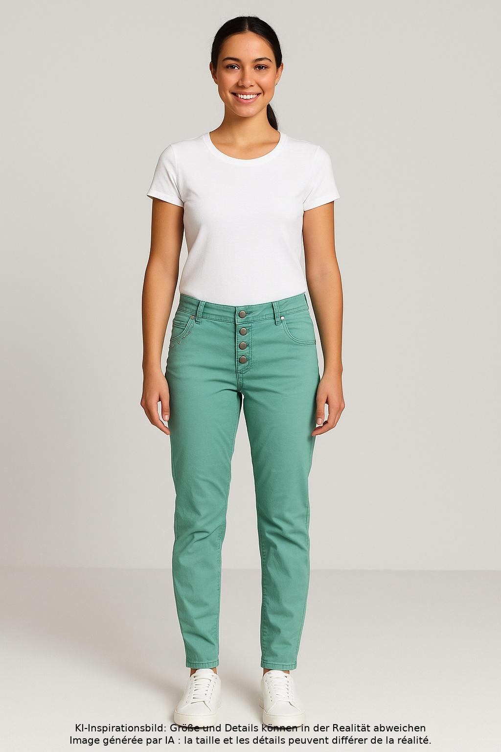 

BiBA Damen Jeans, hellgrün, Gr. 36