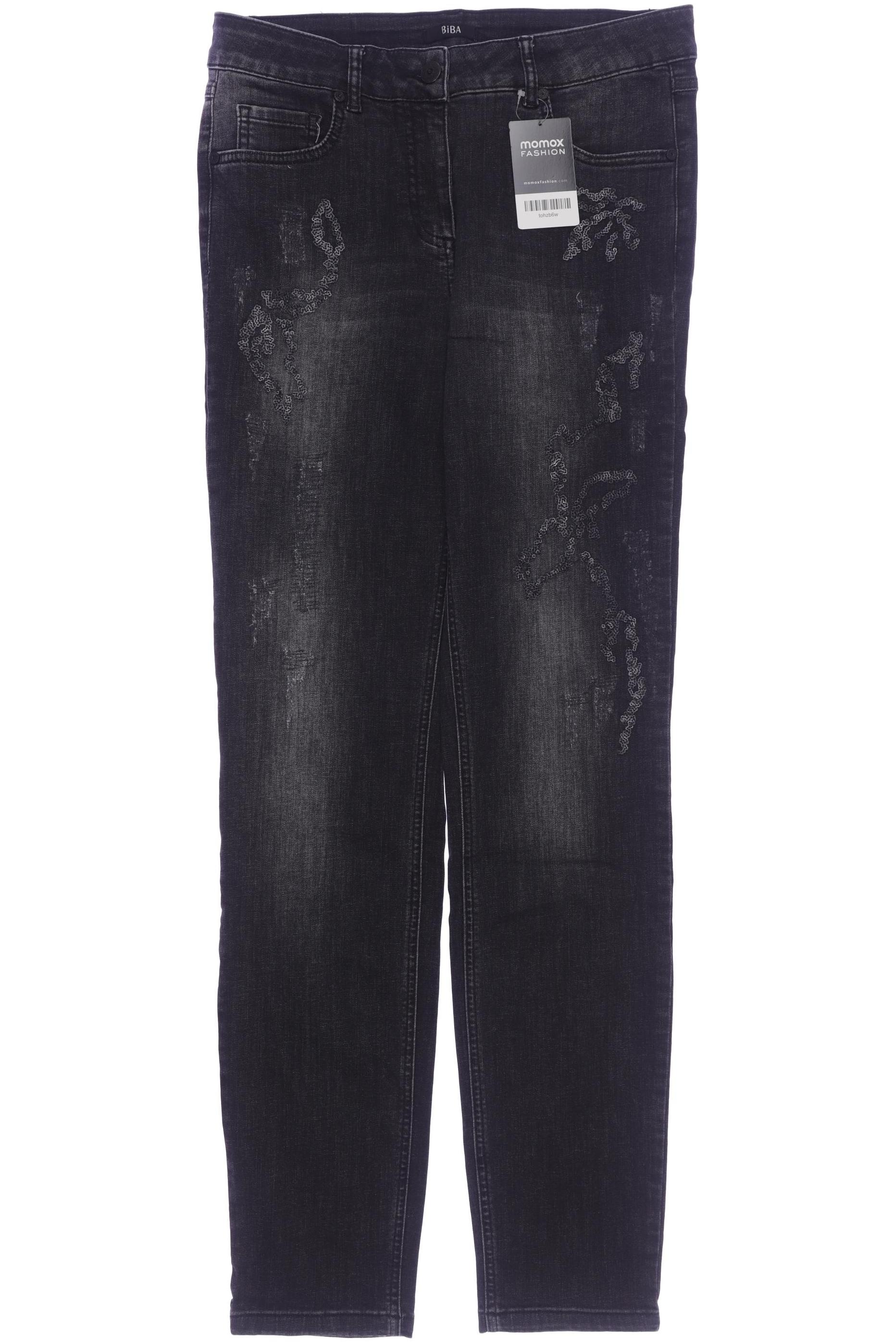 

BiBA Damen Jeans, schwarz, Gr. 38