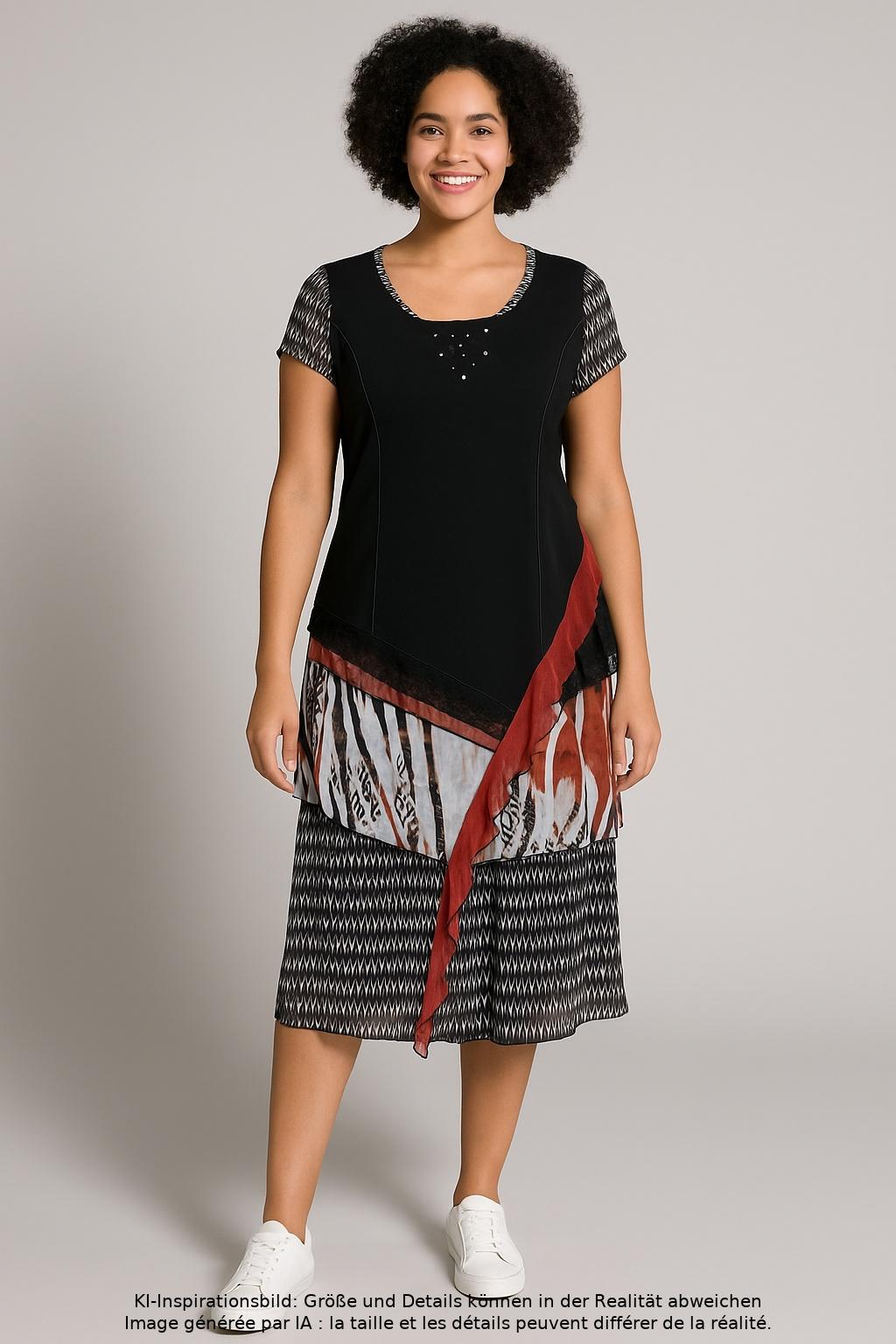 

BiBA Damen Kleid, mehrfarbig, Gr. 34