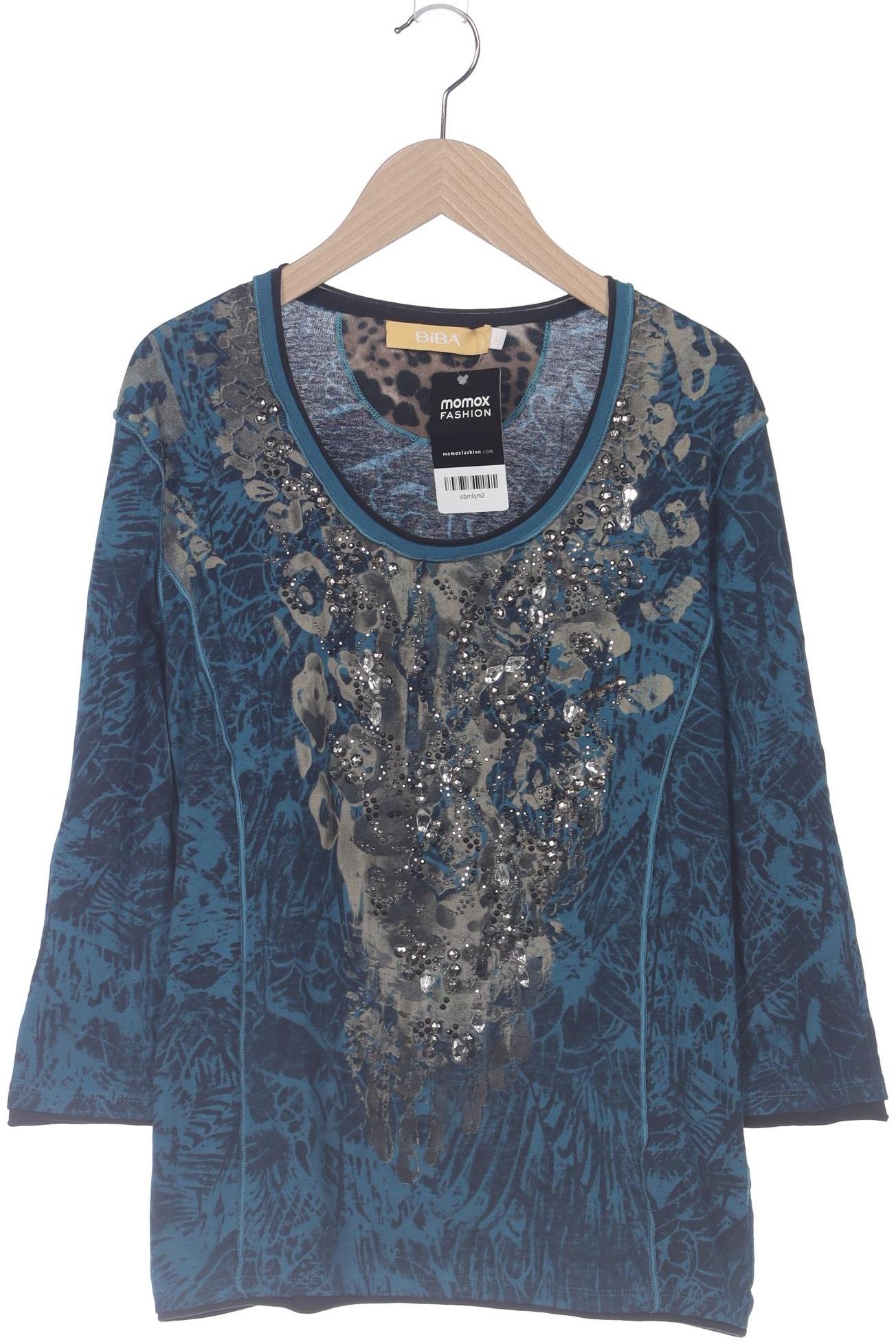 

BiBA Damen Langarmshirt, marineblau, Gr. 42