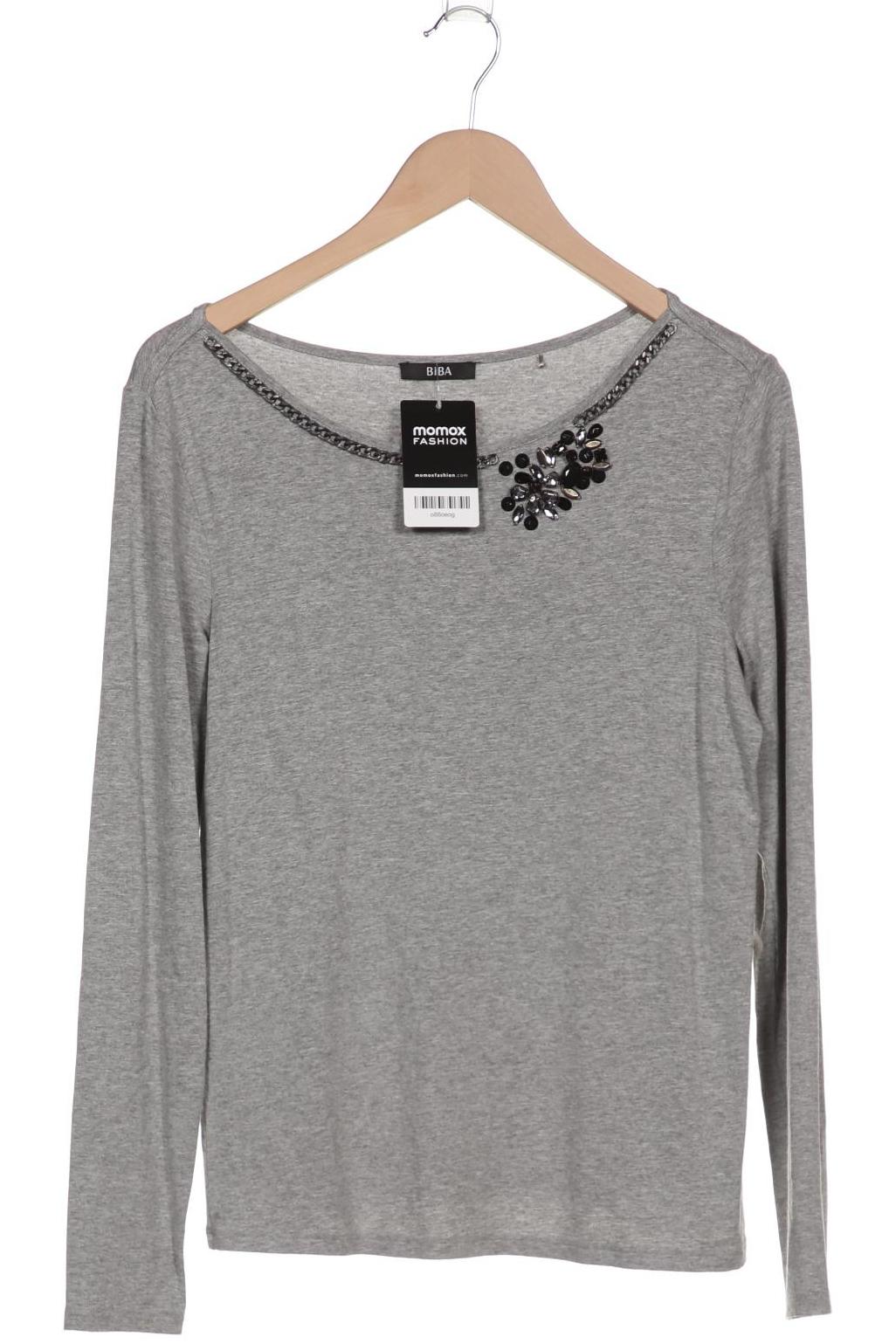 

BiBA Damen Langarmshirt, grau, Gr. 38
