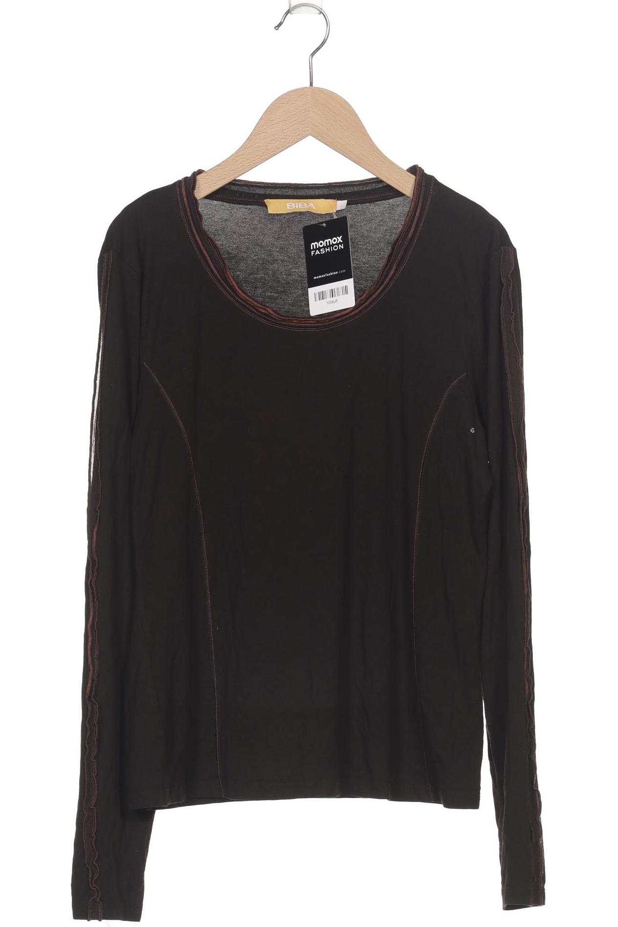 

BiBA Damen Langarmshirt, braun, Gr. 36