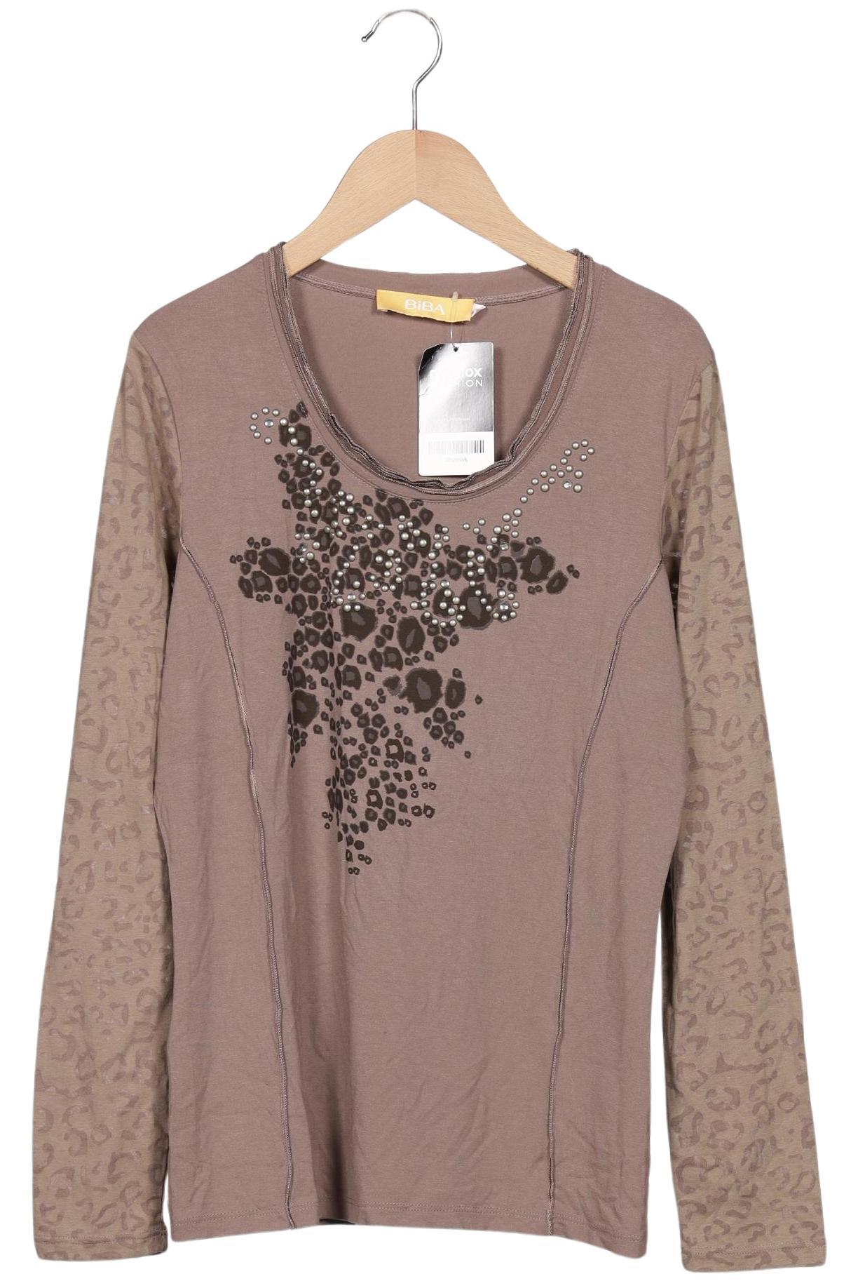 

BiBA Damen Langarmshirt, braun, Gr. 36