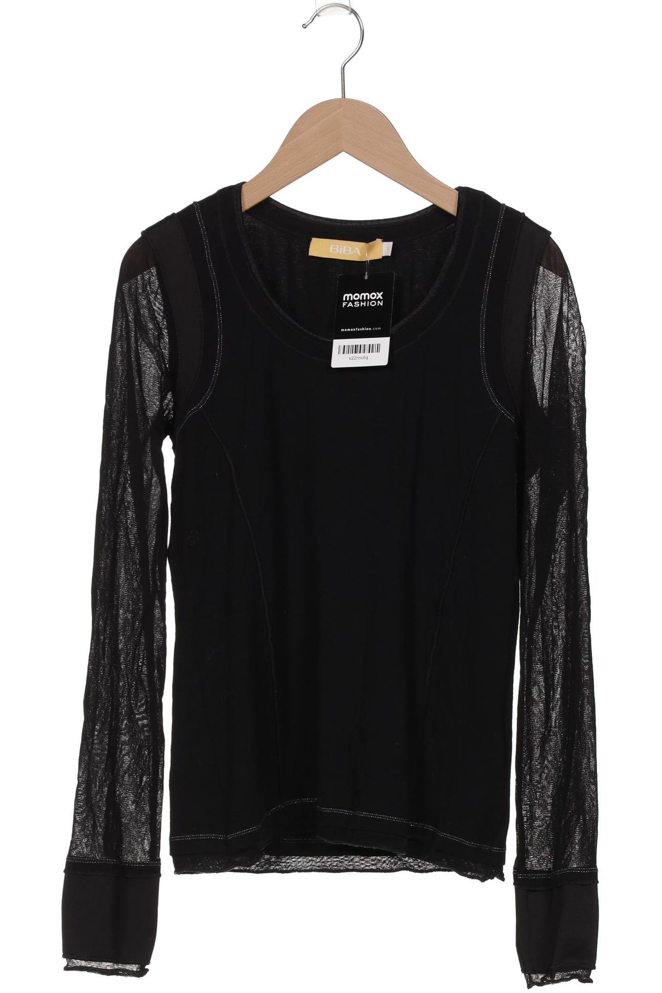 

BiBA Damen Langarmshirt, schwarz, Gr. 36