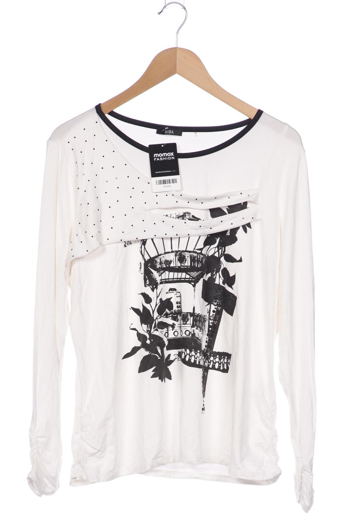 

BiBA Damen Langarmshirt, weiß, Gr. 44