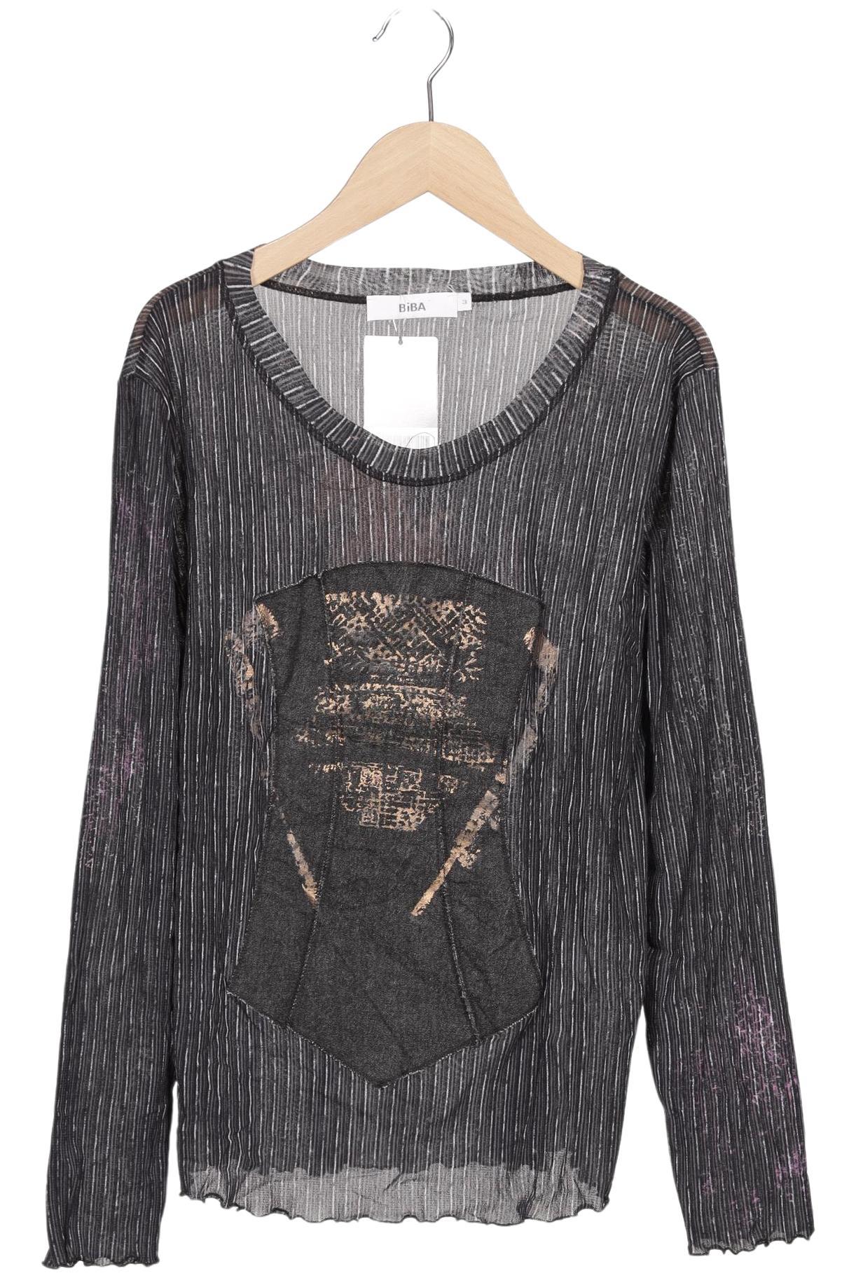 

BiBA Damen Langarmshirt, grau, Gr. 38