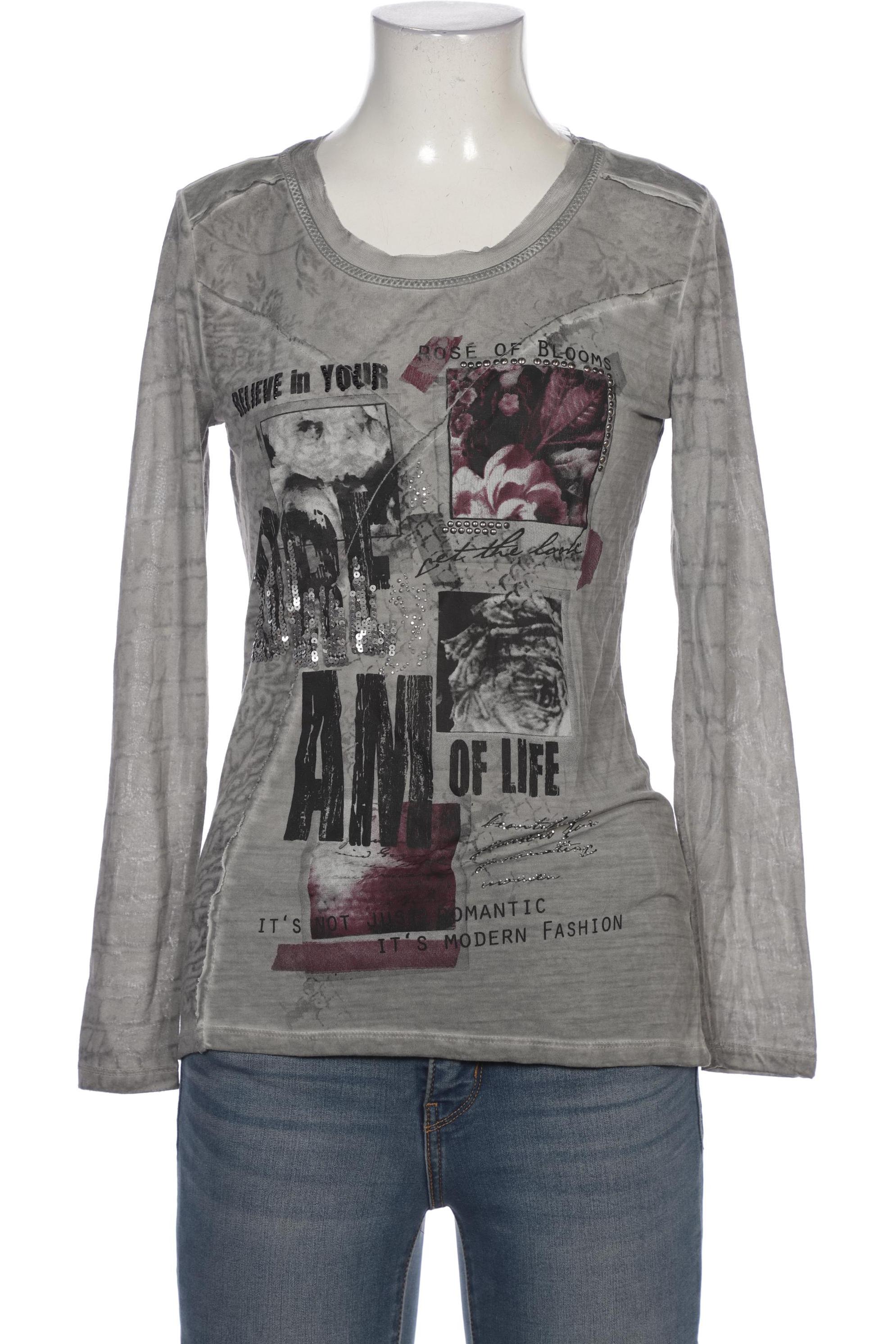 

BiBA Damen Langarmshirt, grau, Gr. 36