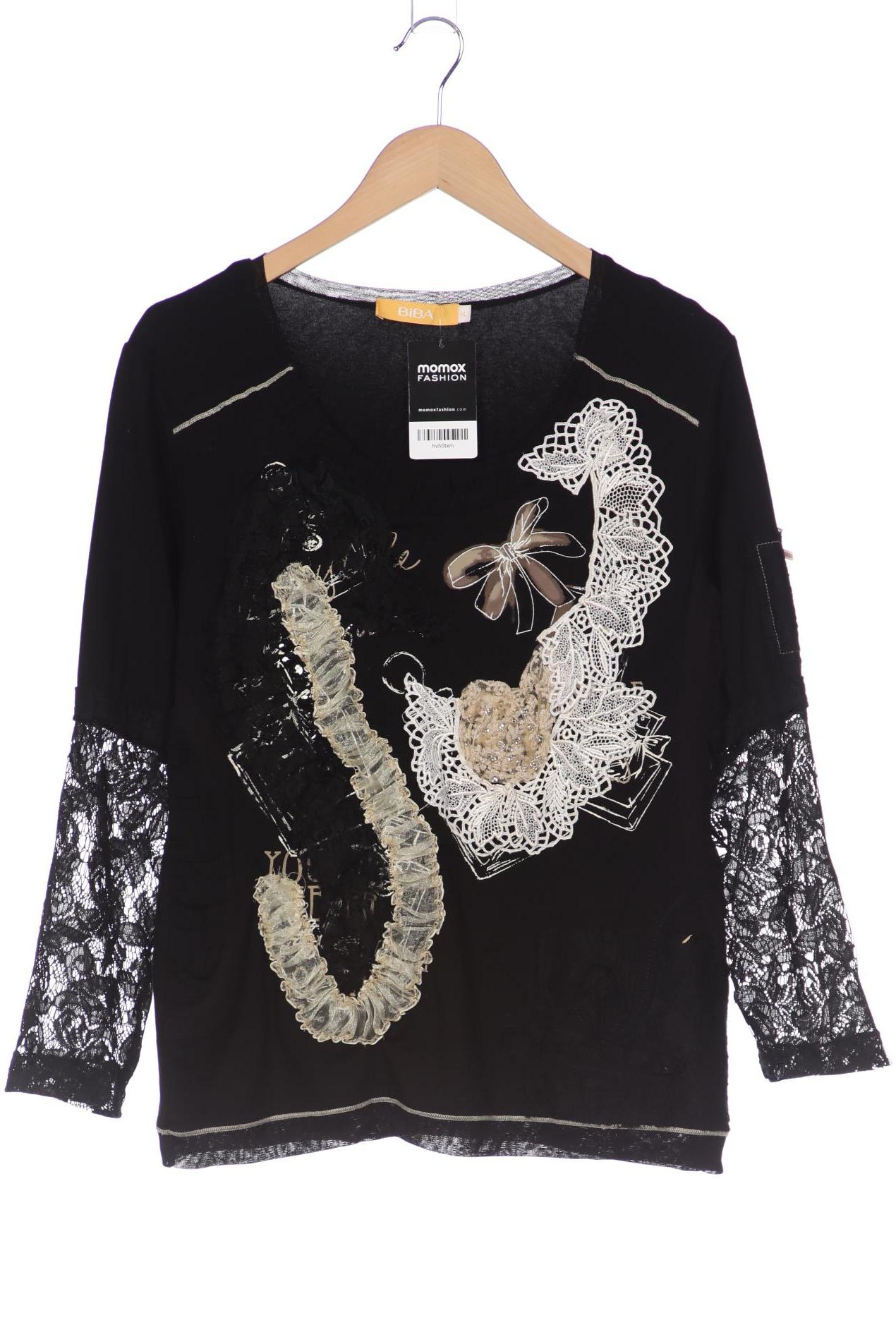 

BiBA Damen Langarmshirt, schwarz, Gr. 44