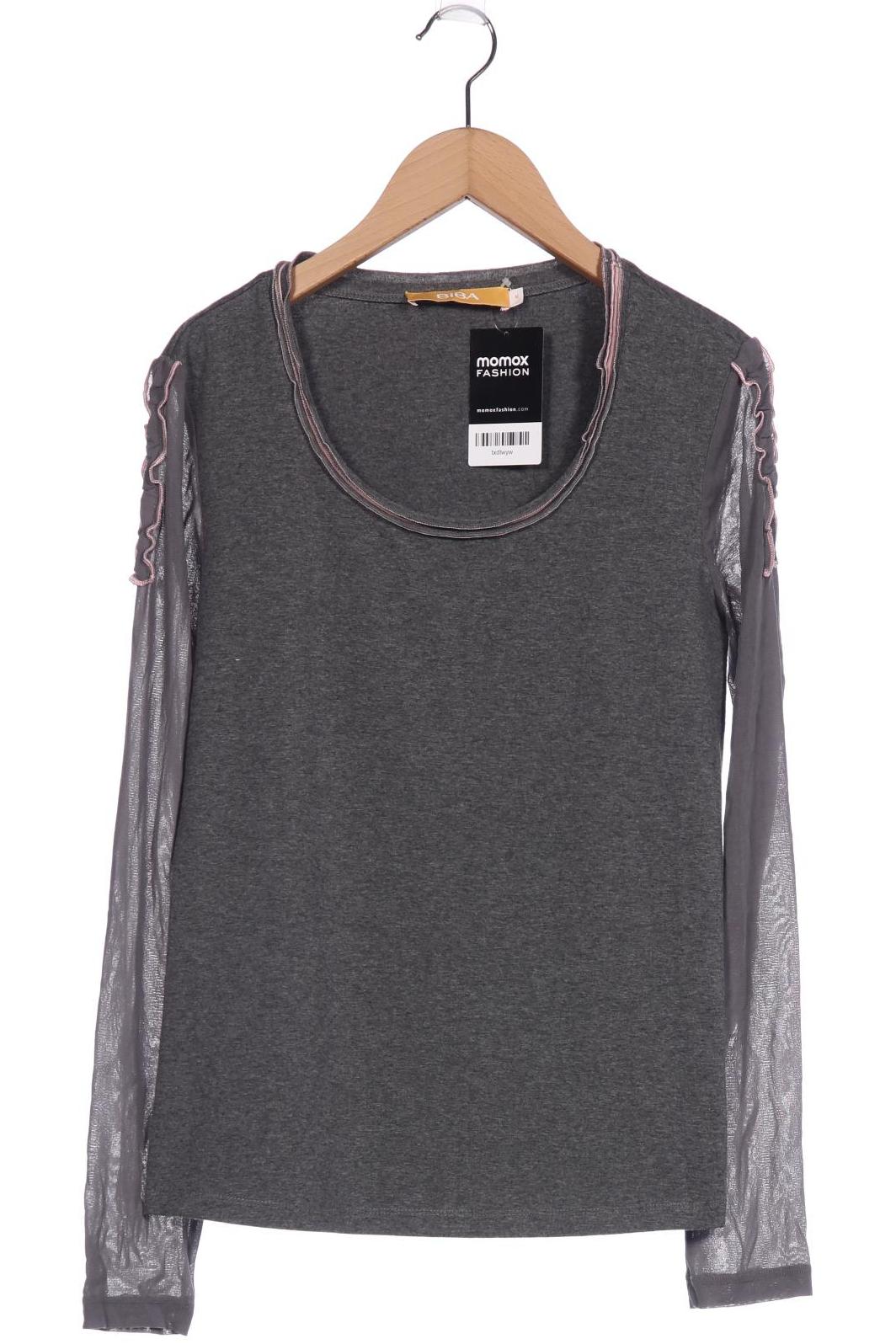 

BiBA Damen Langarmshirt, grau, Gr. 38