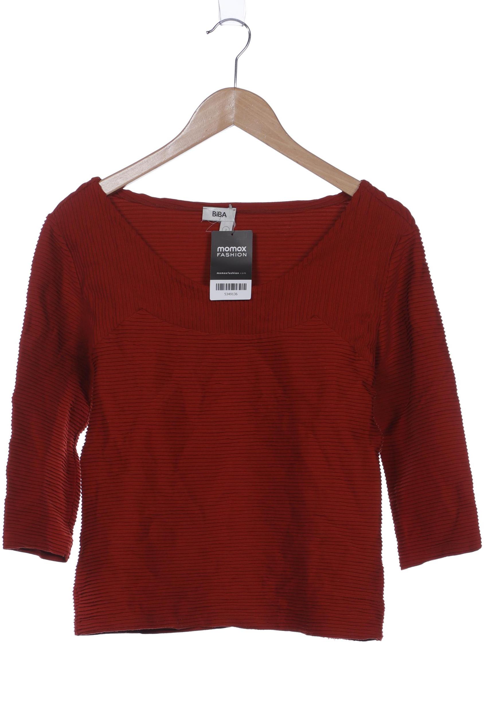 

BiBA Damen Langarmshirt, rot, Gr. 38