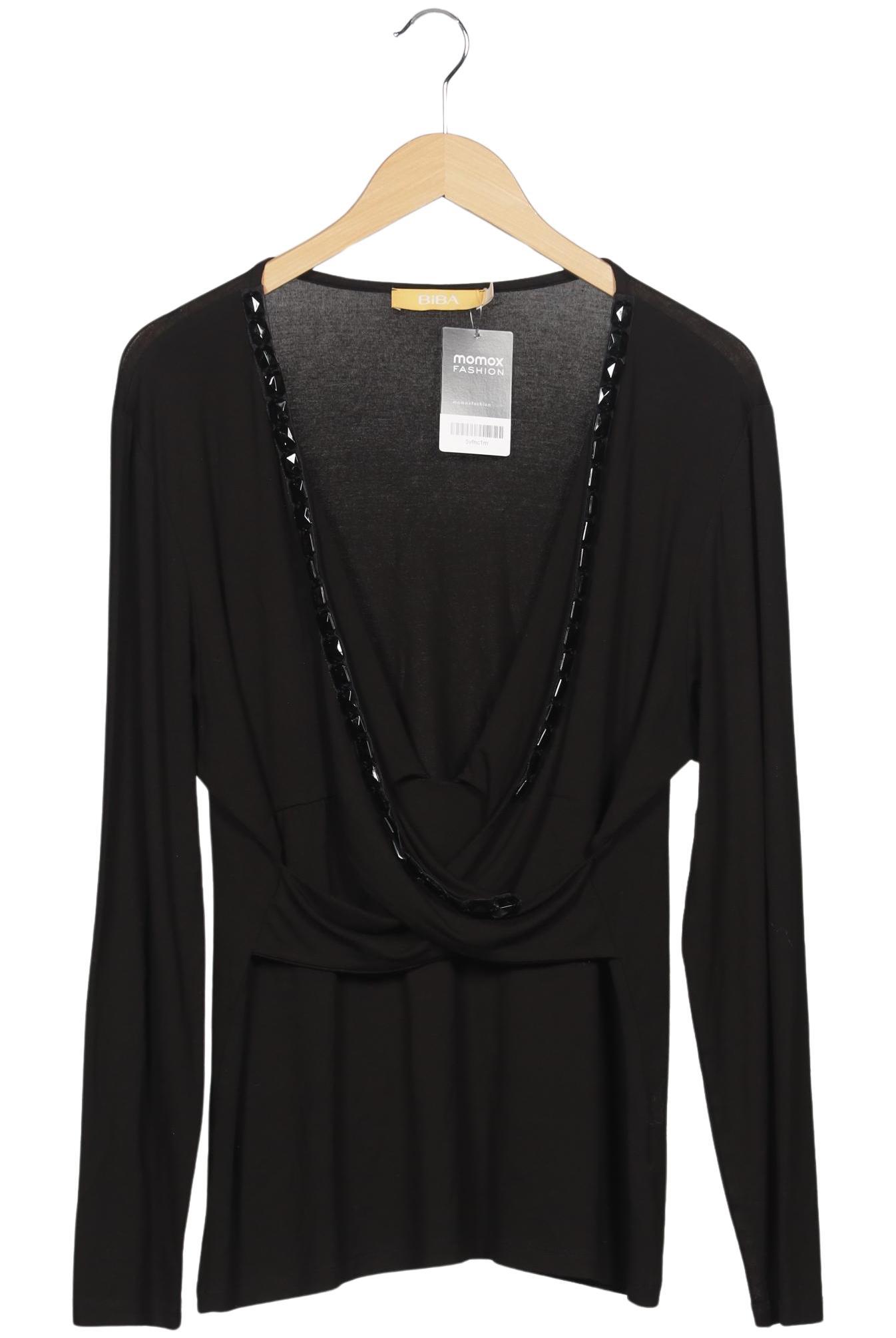 

BiBA Damen Langarmshirt, schwarz, Gr. 42
