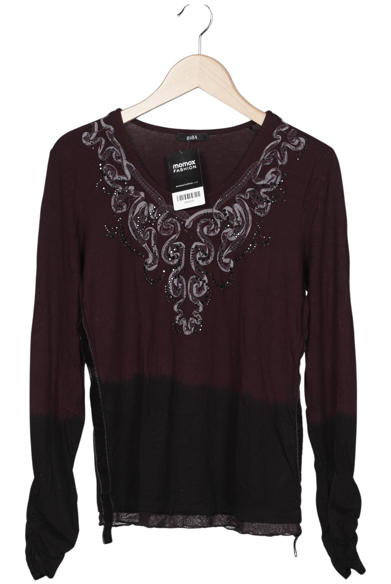 

BiBA Damen Langarmshirt, bordeaux, Gr. 36