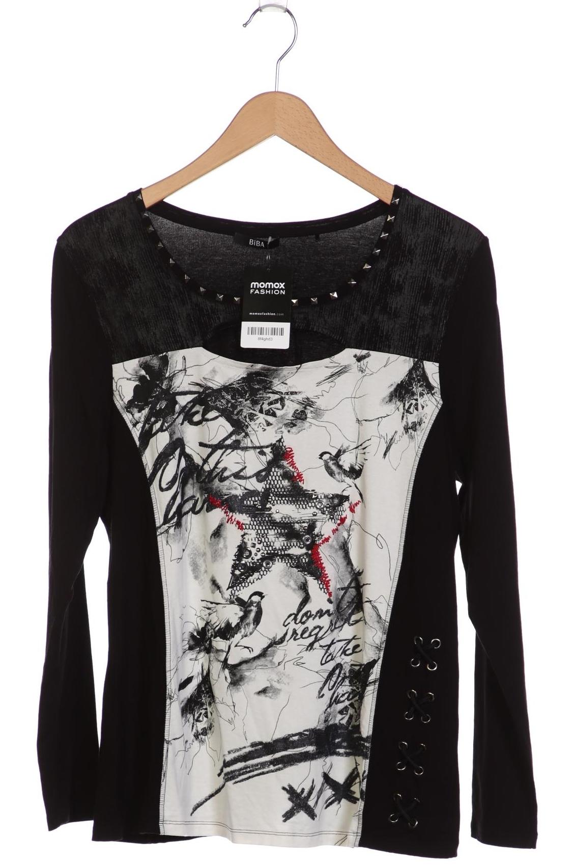 

BiBA Damen Langarmshirt, schwarz, Gr. 42