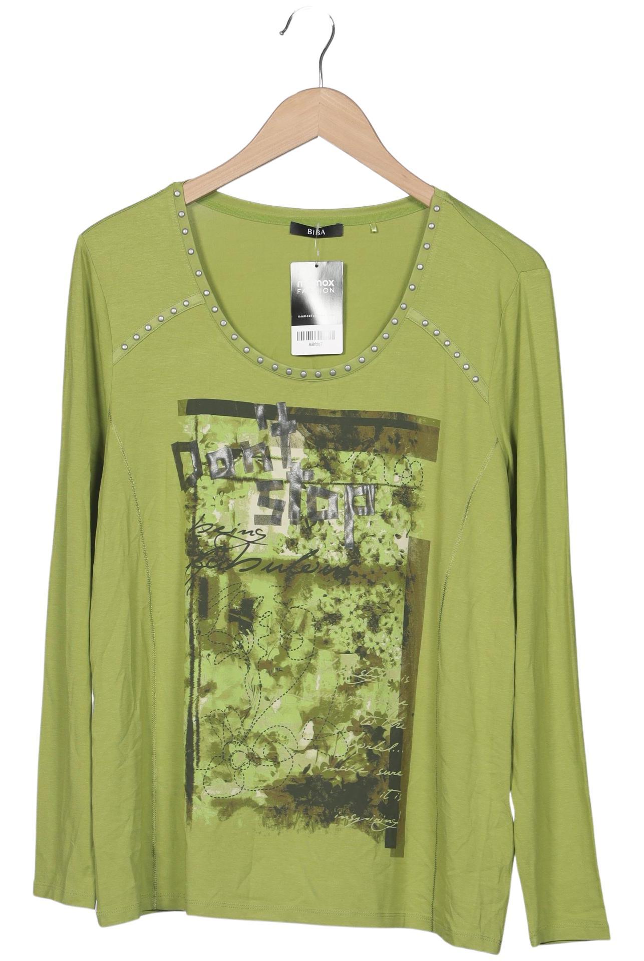 

BiBA Damen Langarmshirt, hellgrün, Gr. 44