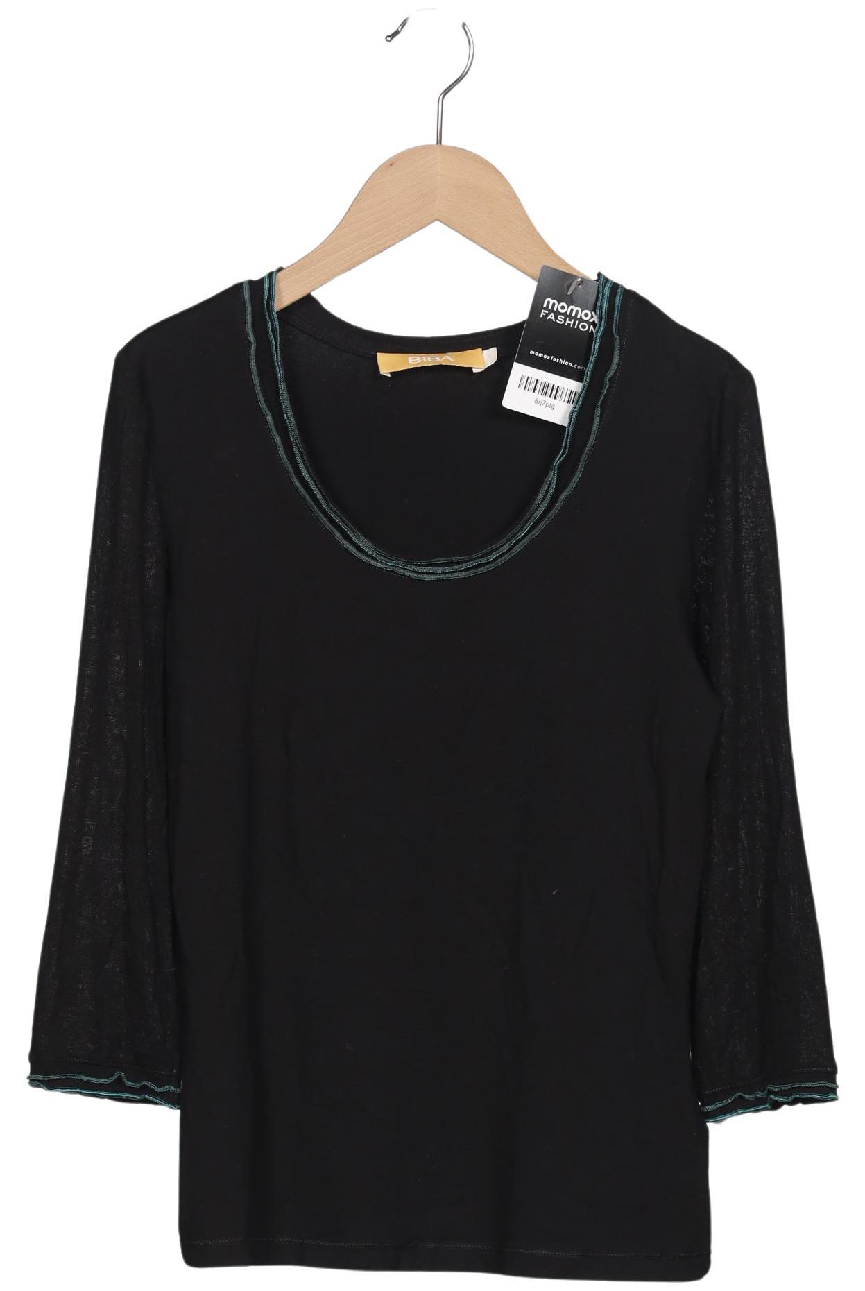 

BiBA Damen Langarmshirt, schwarz, Gr. 36