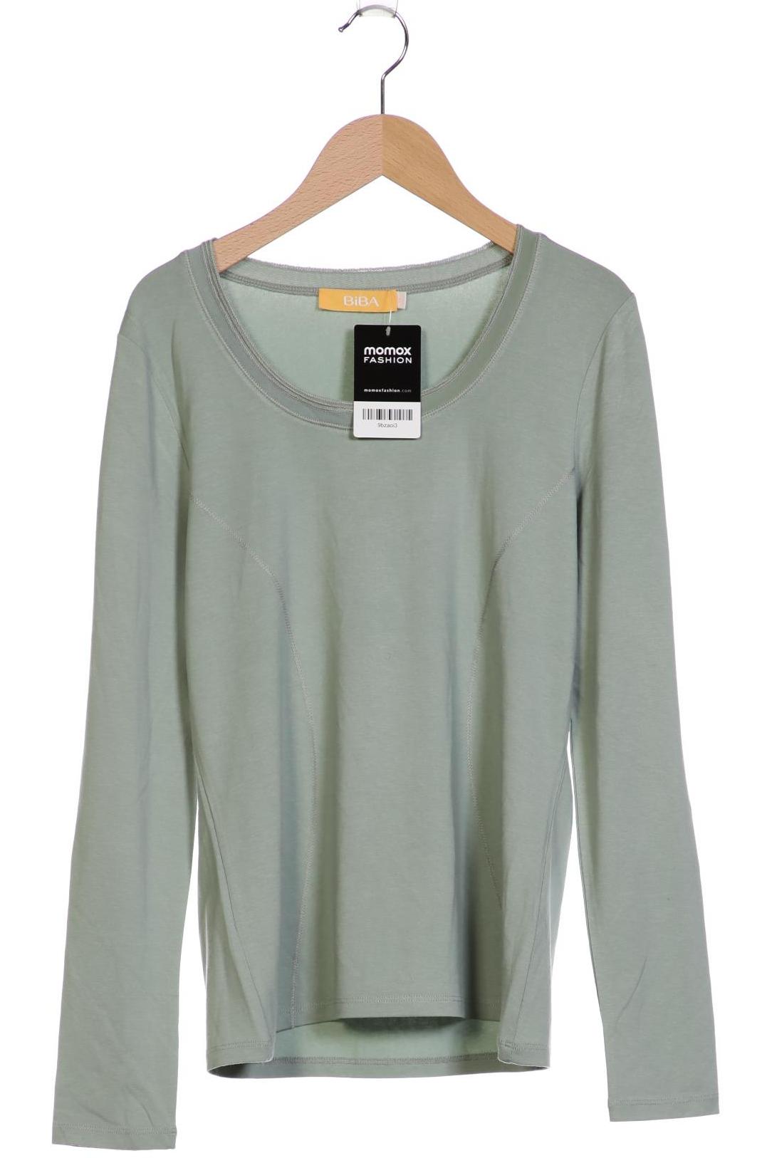 

BiBA Damen Langarmshirt, hellgrün, Gr. 36