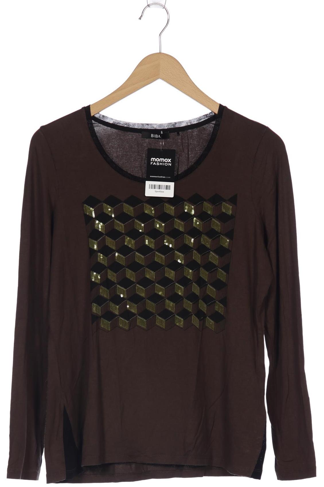 

BiBA Damen Langarmshirt, braun, Gr. 38