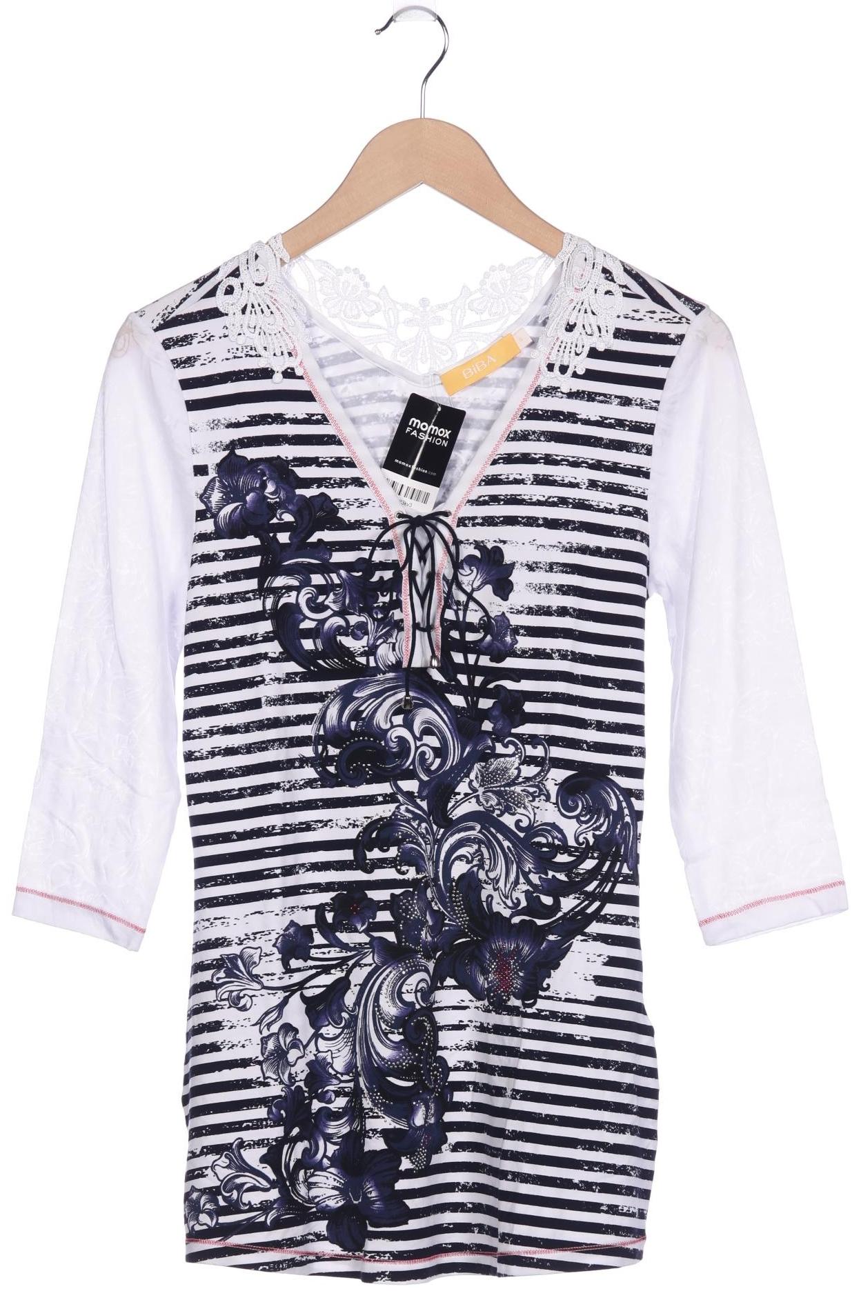 

BiBA Damen Langarmshirt, weiß, Gr. 36