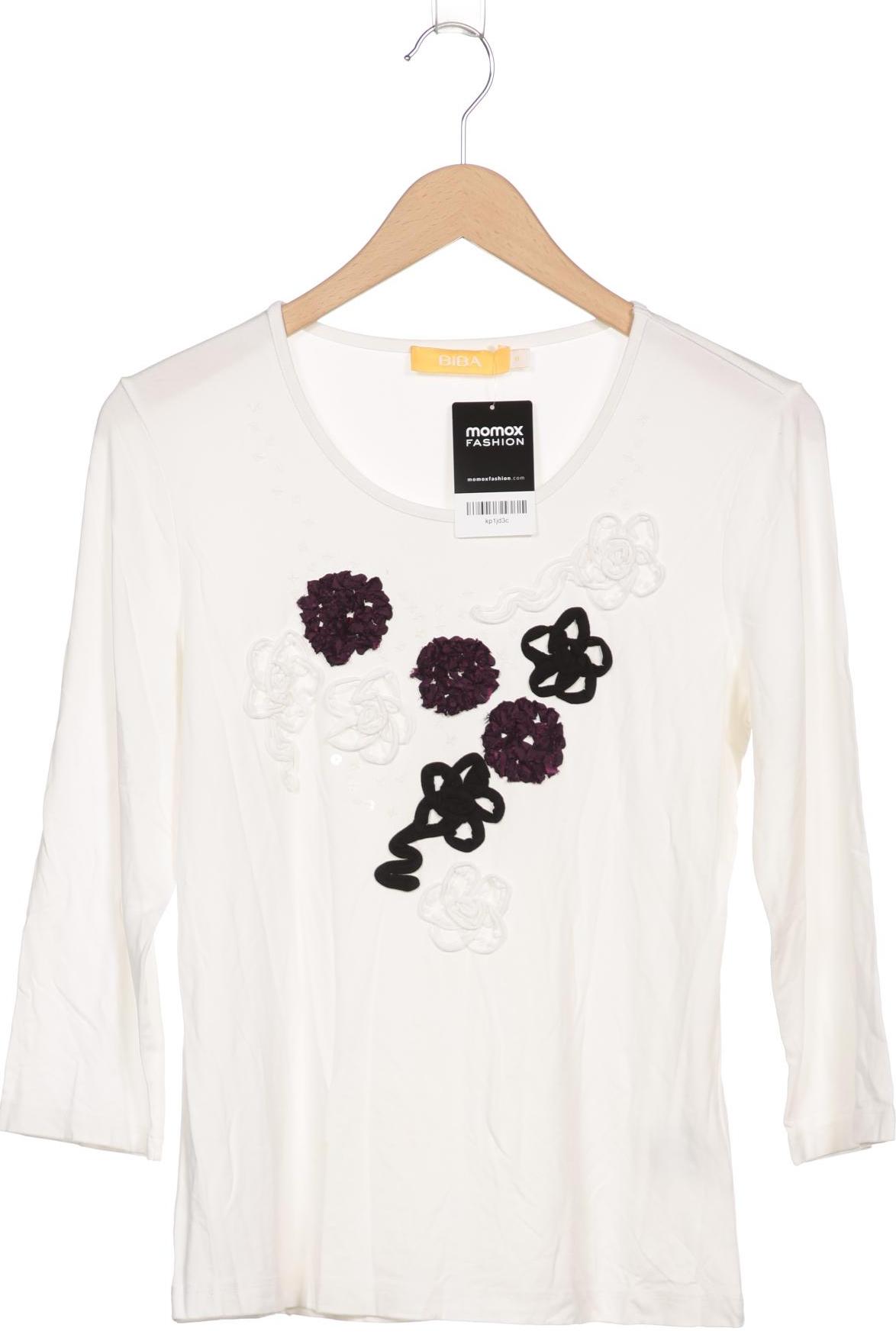 

BiBA Damen Langarmshirt, weiß, Gr. 38