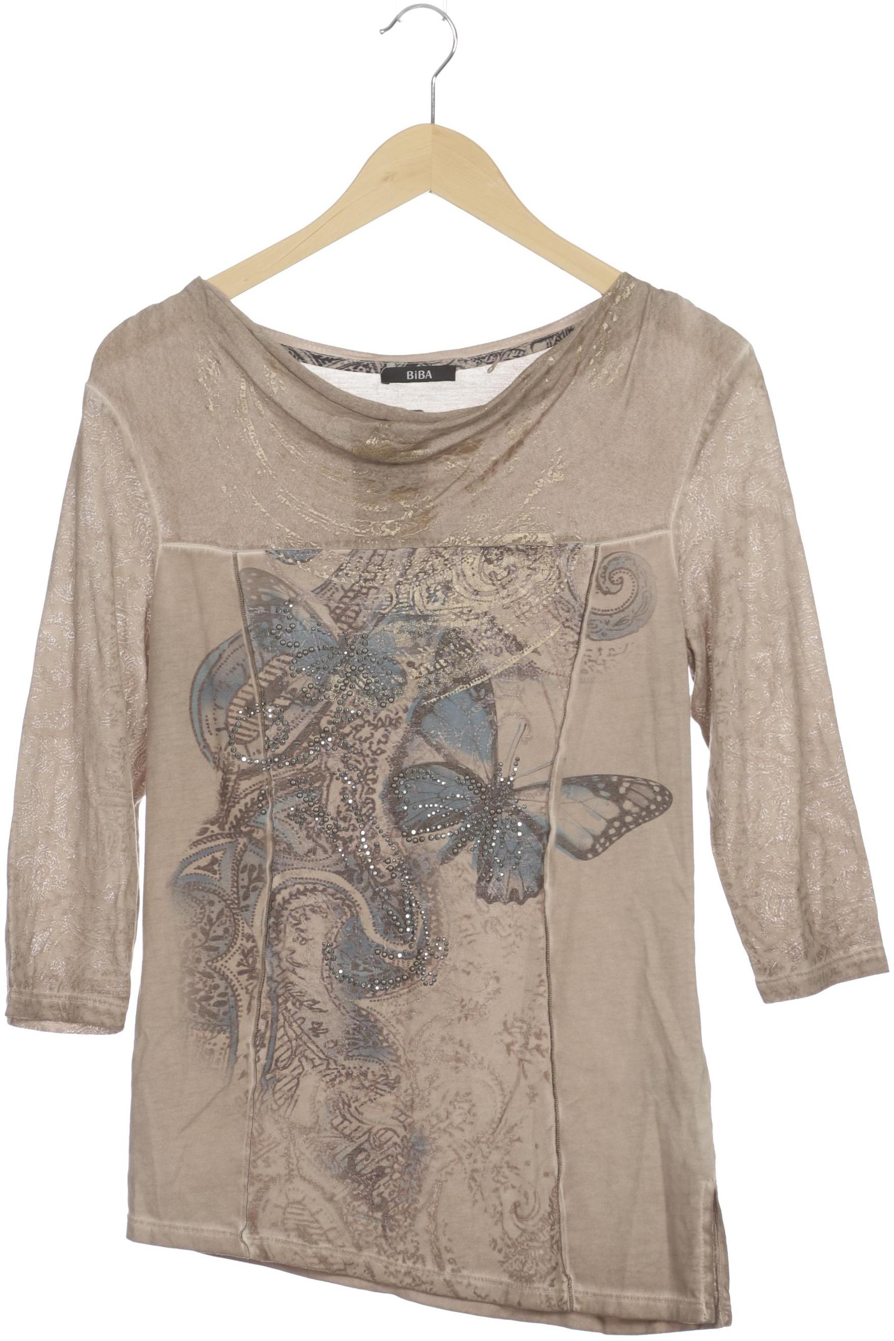 

BiBA Damen Langarmshirt, beige, Gr. 36