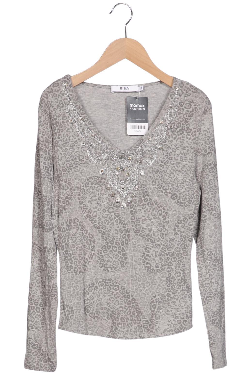 

BiBA Damen Langarmshirt, grau, Gr. 34