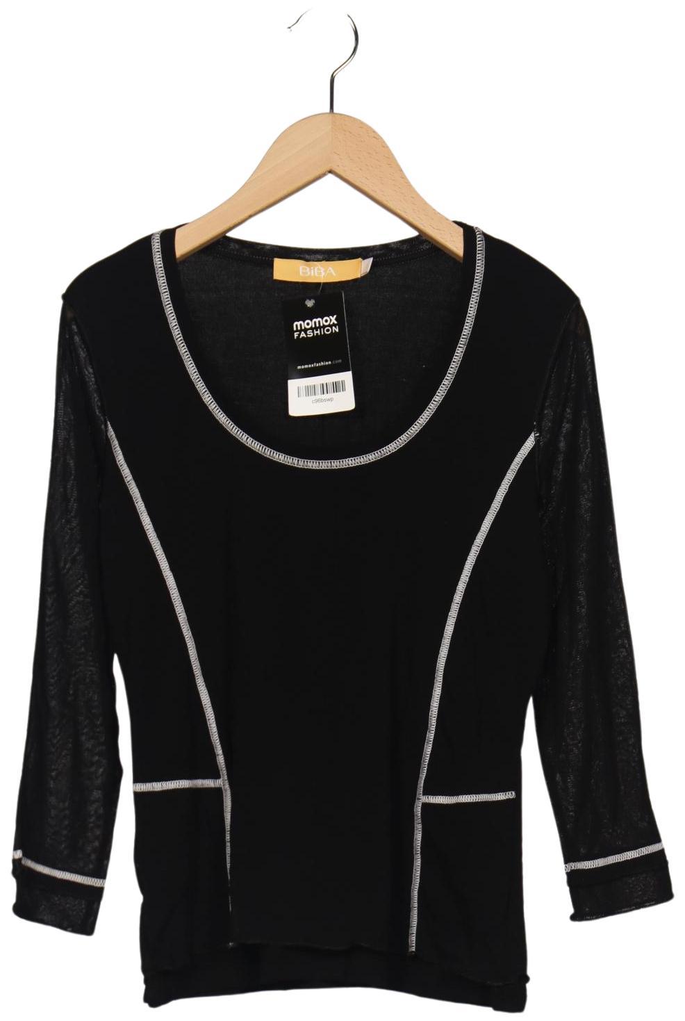 

BiBA Damen Langarmshirt, schwarz, Gr. 36