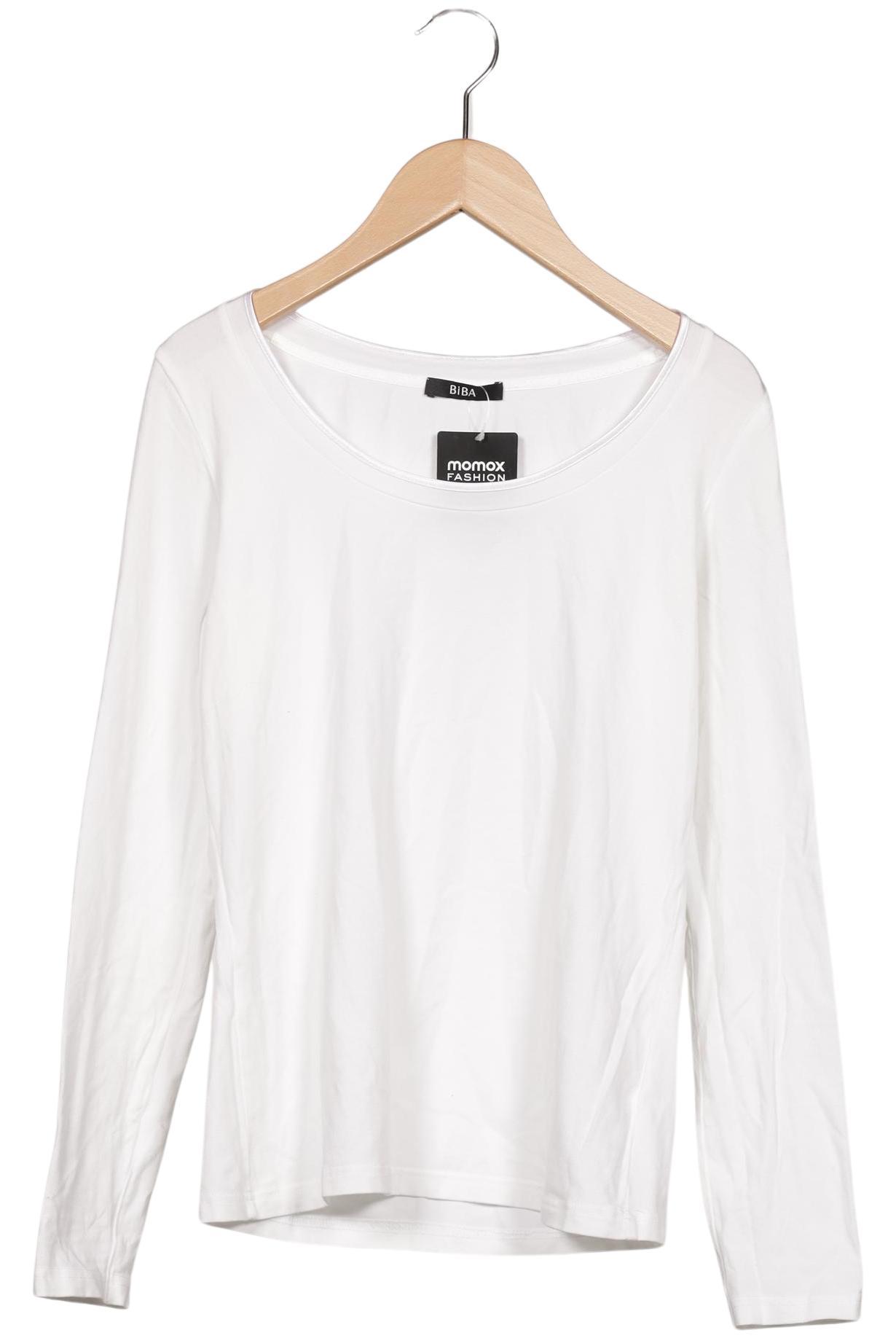 

BiBA Damen Langarmshirt, weiß, Gr. 36
