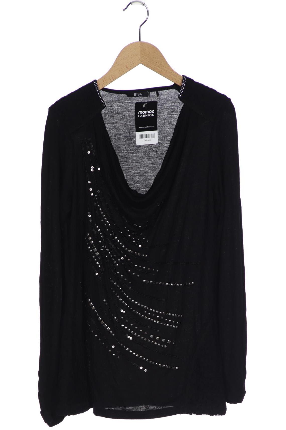 

BiBA Damen Langarmshirt, schwarz, Gr. 36