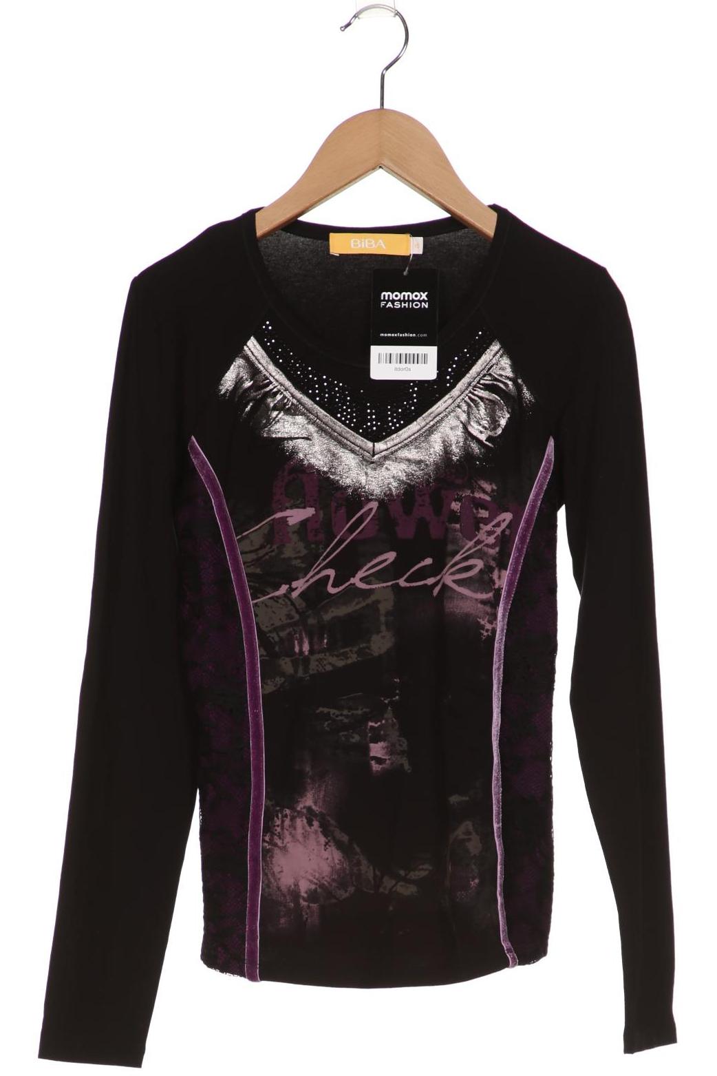 

BiBA Damen Langarmshirt, schwarz, Gr. 34