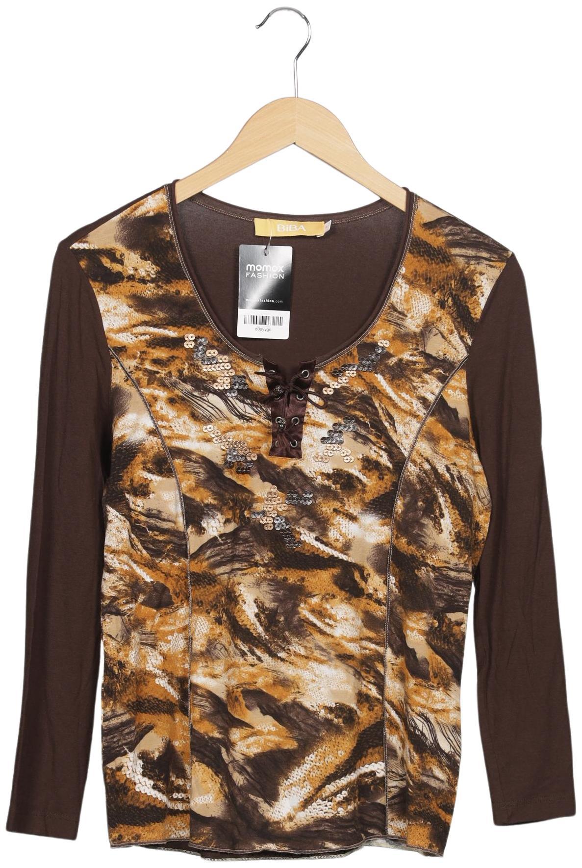 

BiBA Damen Langarmshirt, braun, Gr. 38
