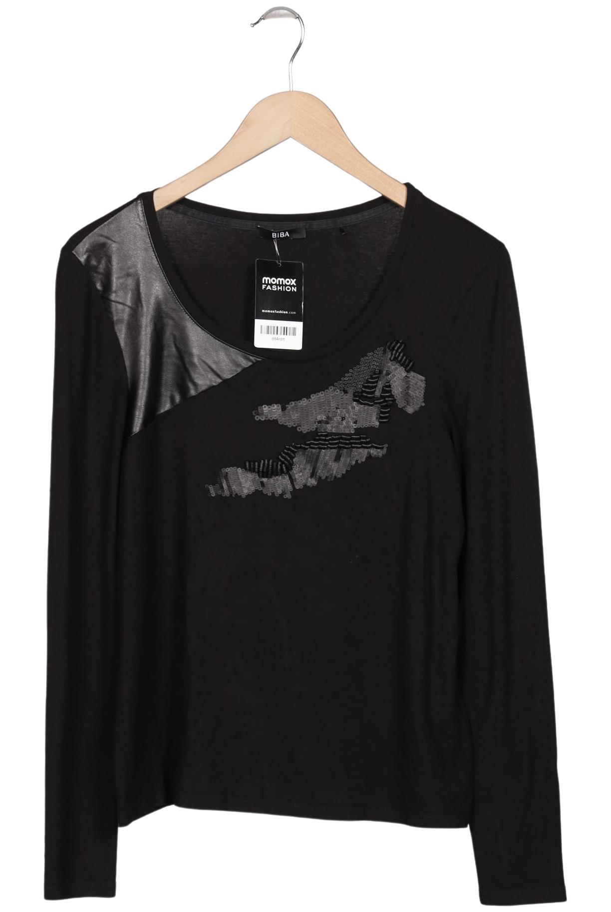 

BiBA Damen Langarmshirt, schwarz, Gr. 38