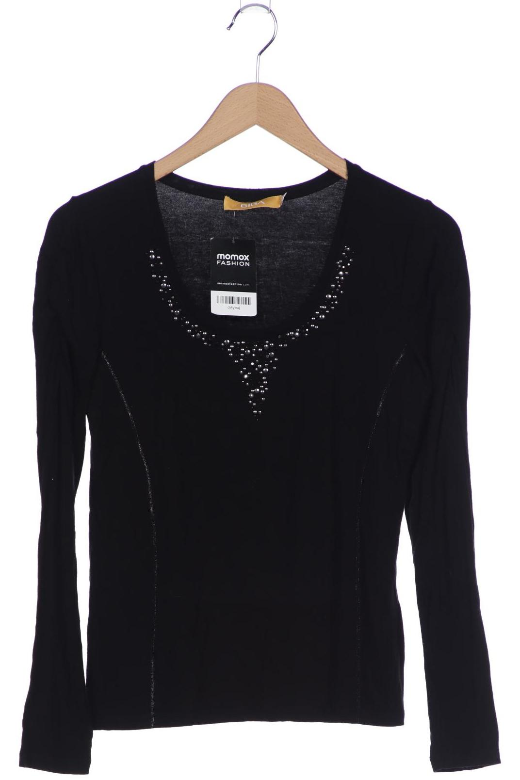 

BiBA Damen Langarmshirt, schwarz, Gr. 36