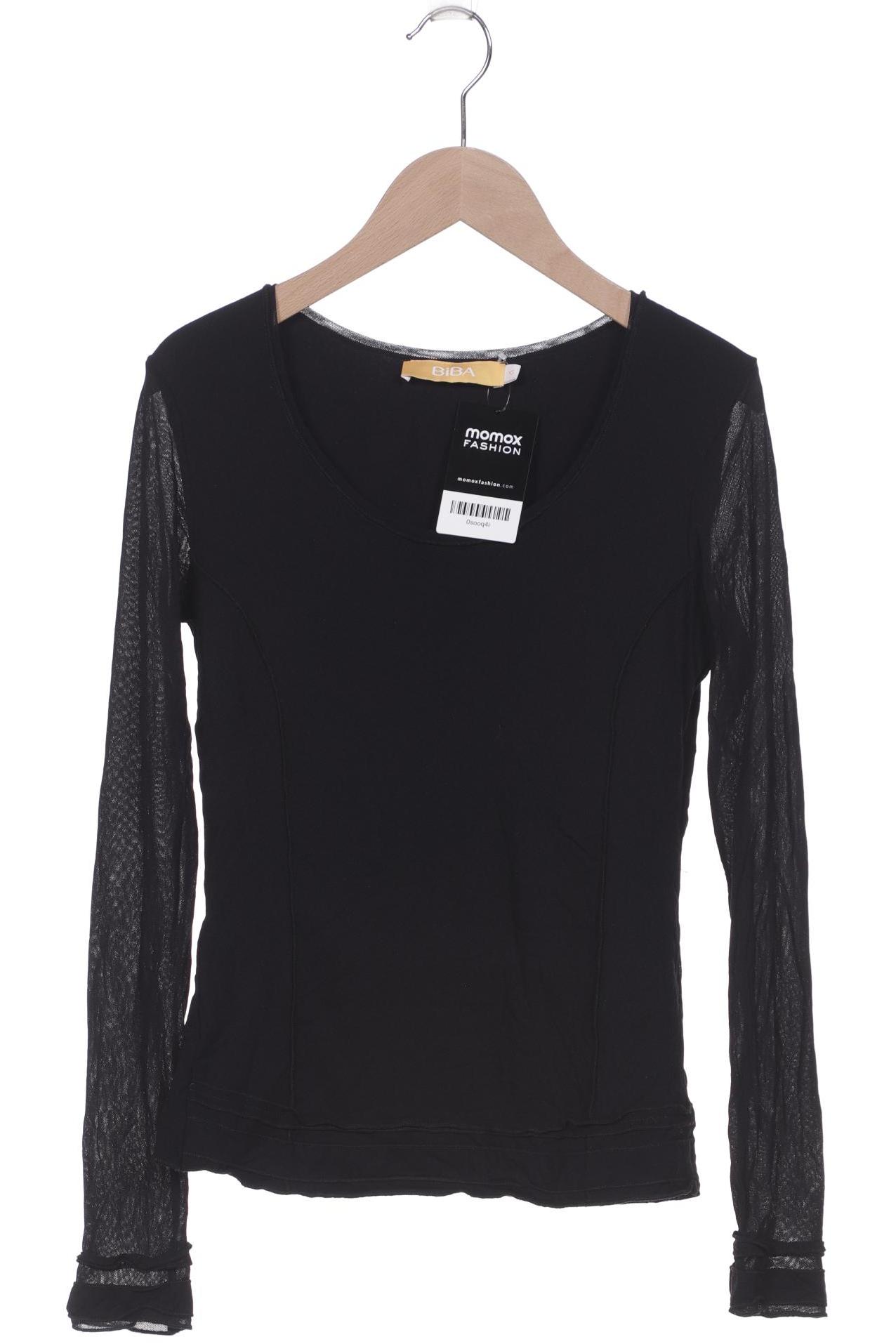 

BiBA Damen Langarmshirt, schwarz, Gr. 34