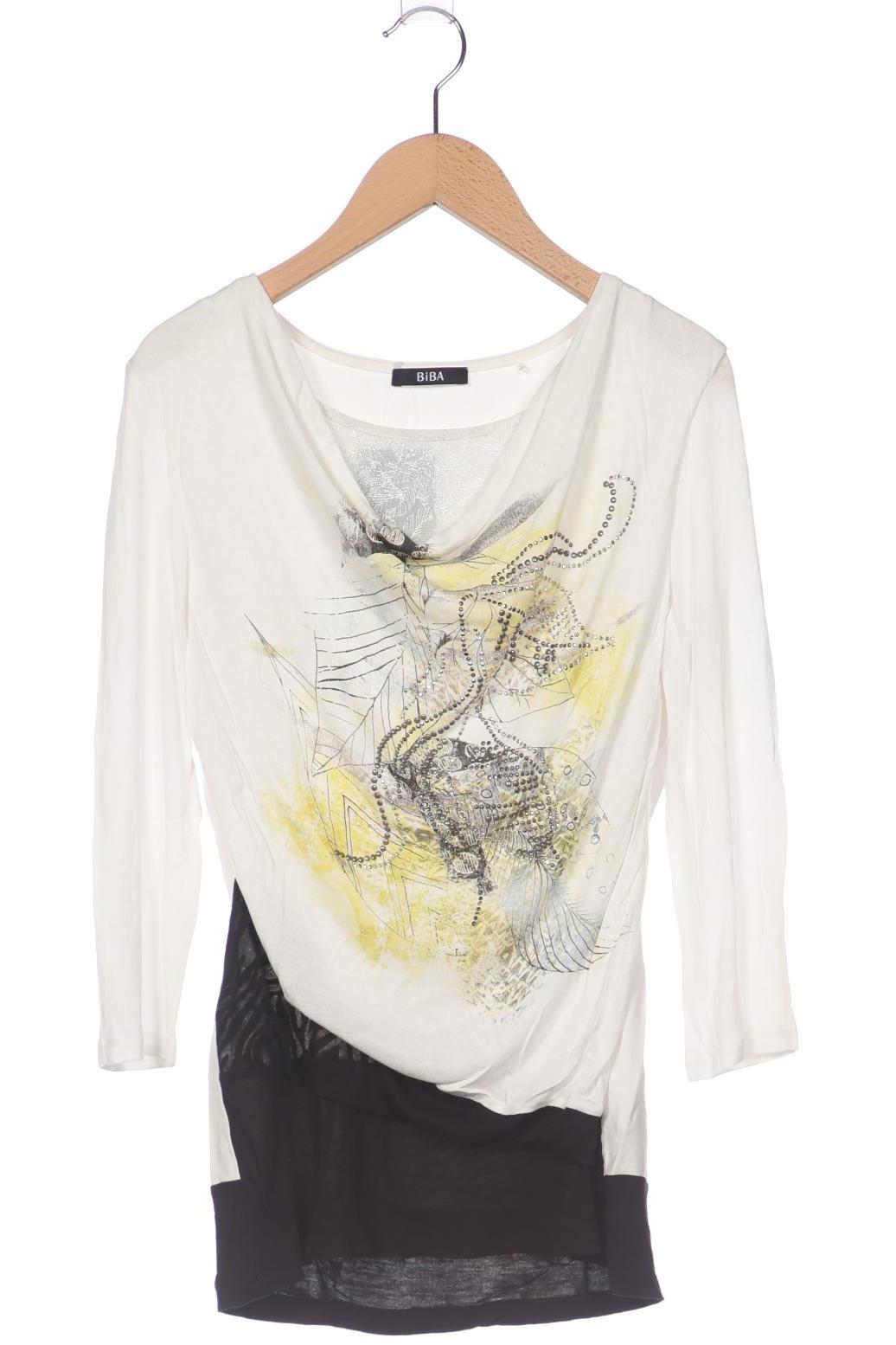 

BiBA Damen Langarmshirt, cremeweiß, Gr. 34