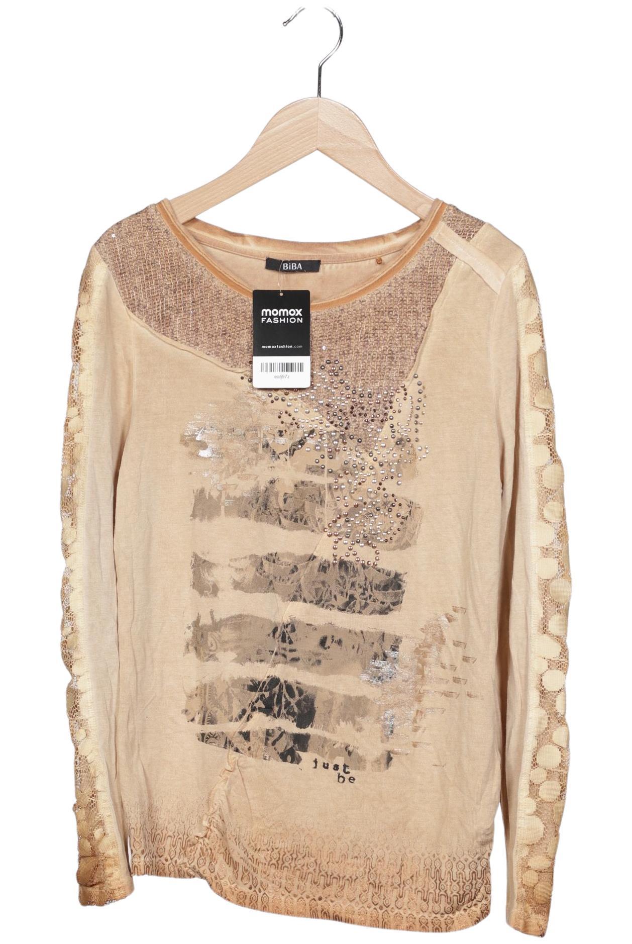 

BiBA Damen Langarmshirt, beige, Gr. 36